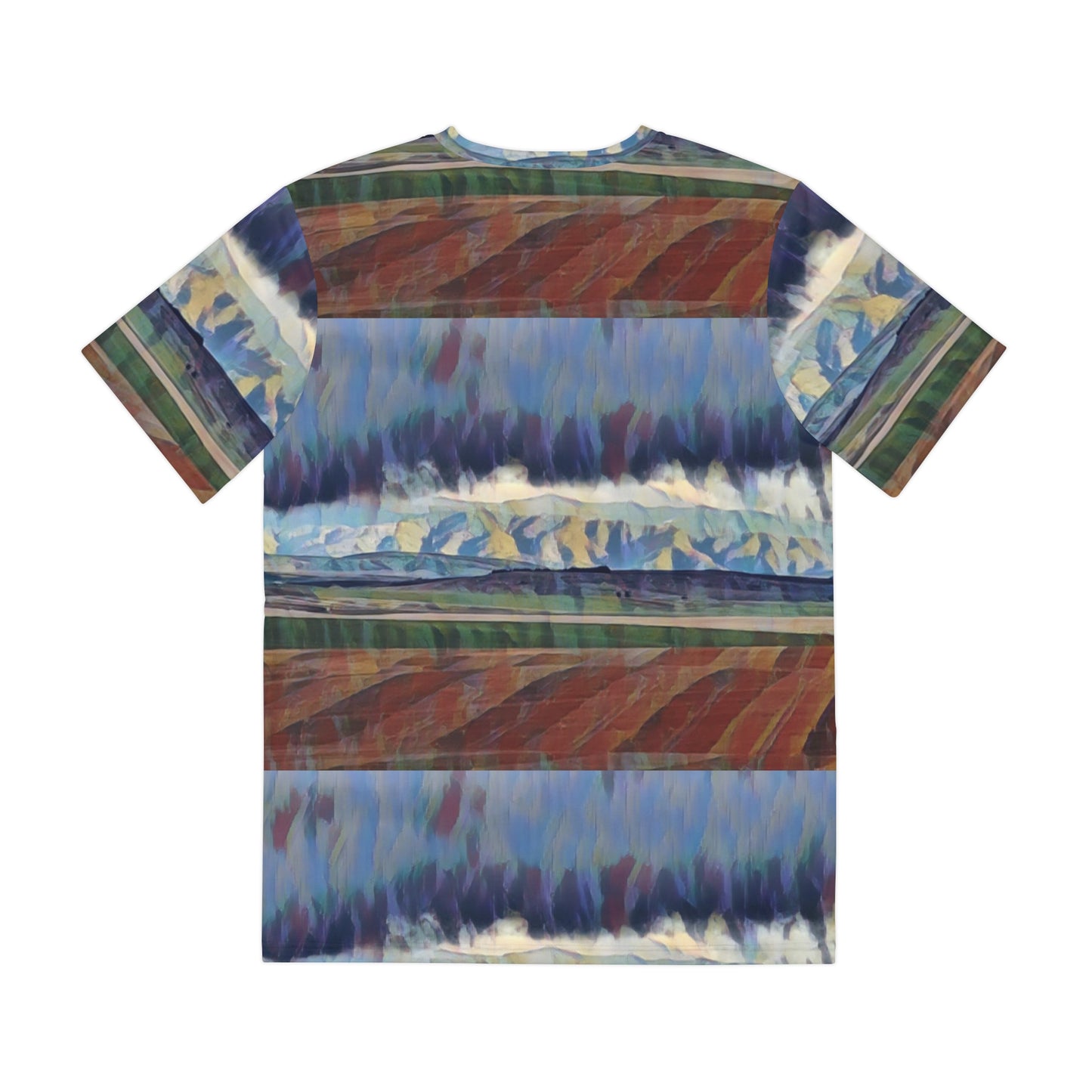 Men's Polyester Tee (AOP) ... On-The-Prairie .. "The Storm Is Brewing" ... Central Idaho: November 2023 ... Original Works ...