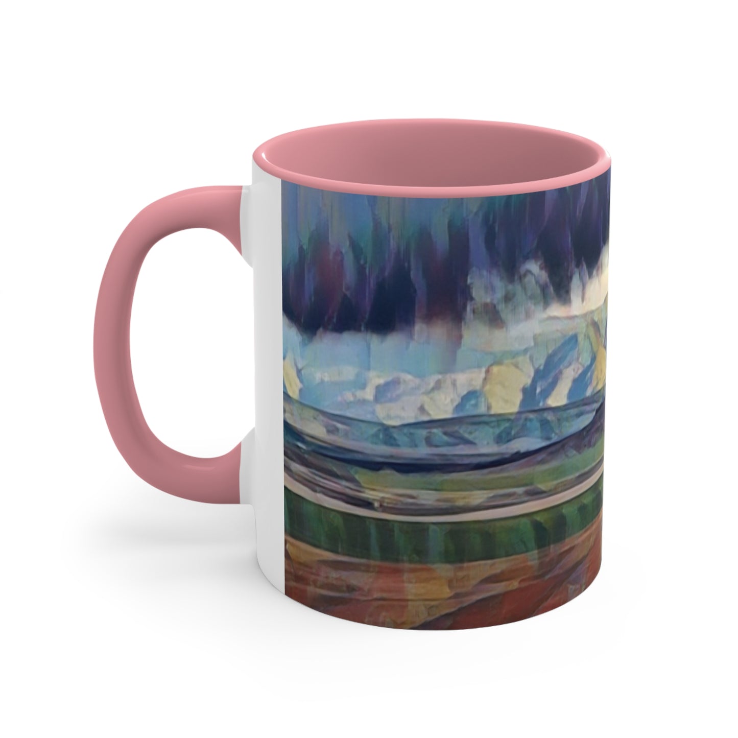 Accent Coffee Mug, 11oz ...  On-The-Prairie .. "The Storm Is Brewing" ... Central Idaho: November 2023 ... Original Works ...
