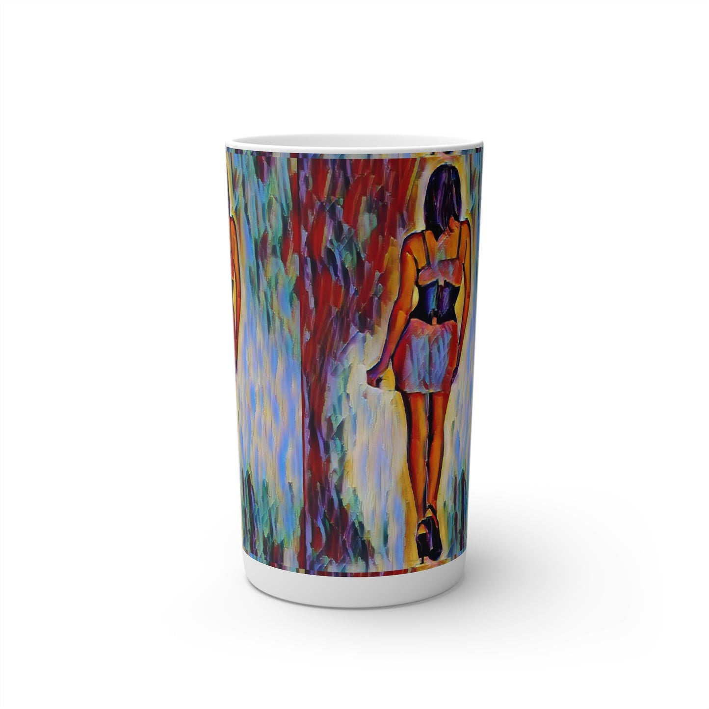 Conical Coffee Mugs (3oz, 8oz, 12oz) ...  I'll Walk 'A-Hundred-Miles' In Stilettos ... Original Works ... June 2023. Central Idaho, USA ...