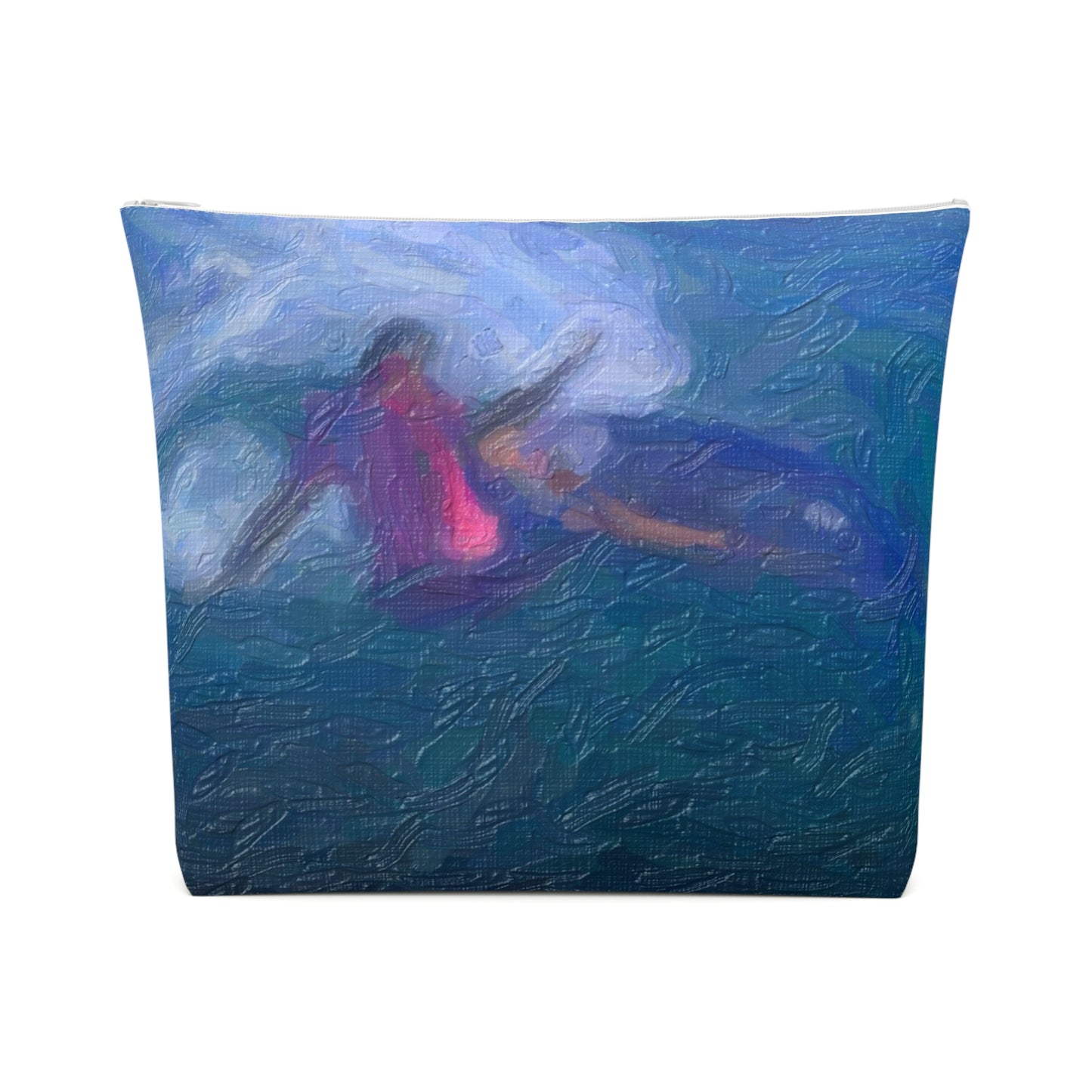 Cotton Cosmetic Bag  ... Paris_2024_Surfing Competition-Tahiti_French-Polynesia .... 'Gabriel Medina World Campion Drops-In' ... Original Works ...