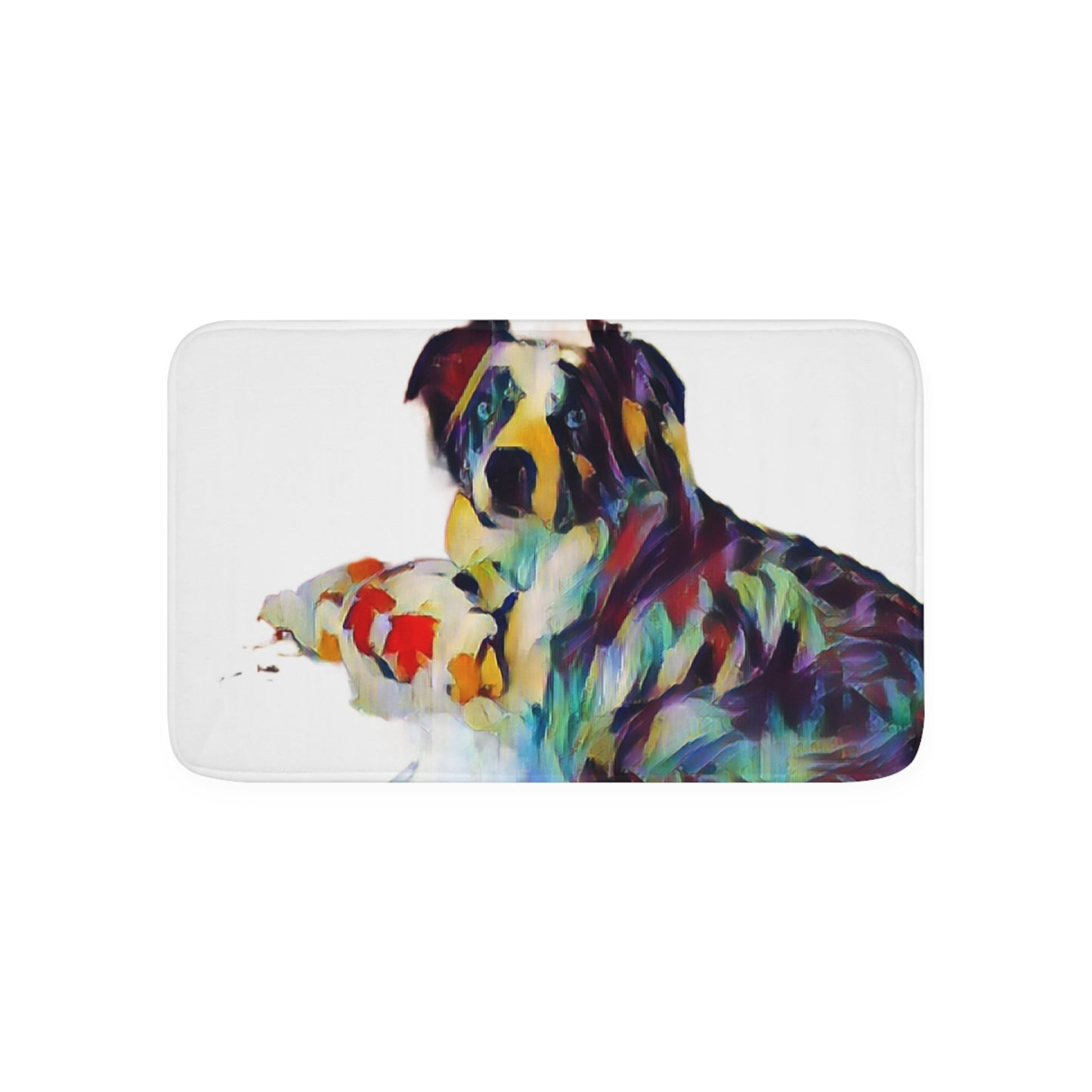 Memory Foam Bath Mat ... Ozzy-Hippensteel ... "Don't Cry Now ... Dry-Your-Eyes ... On-The-Wind". Original Works. May 2023.