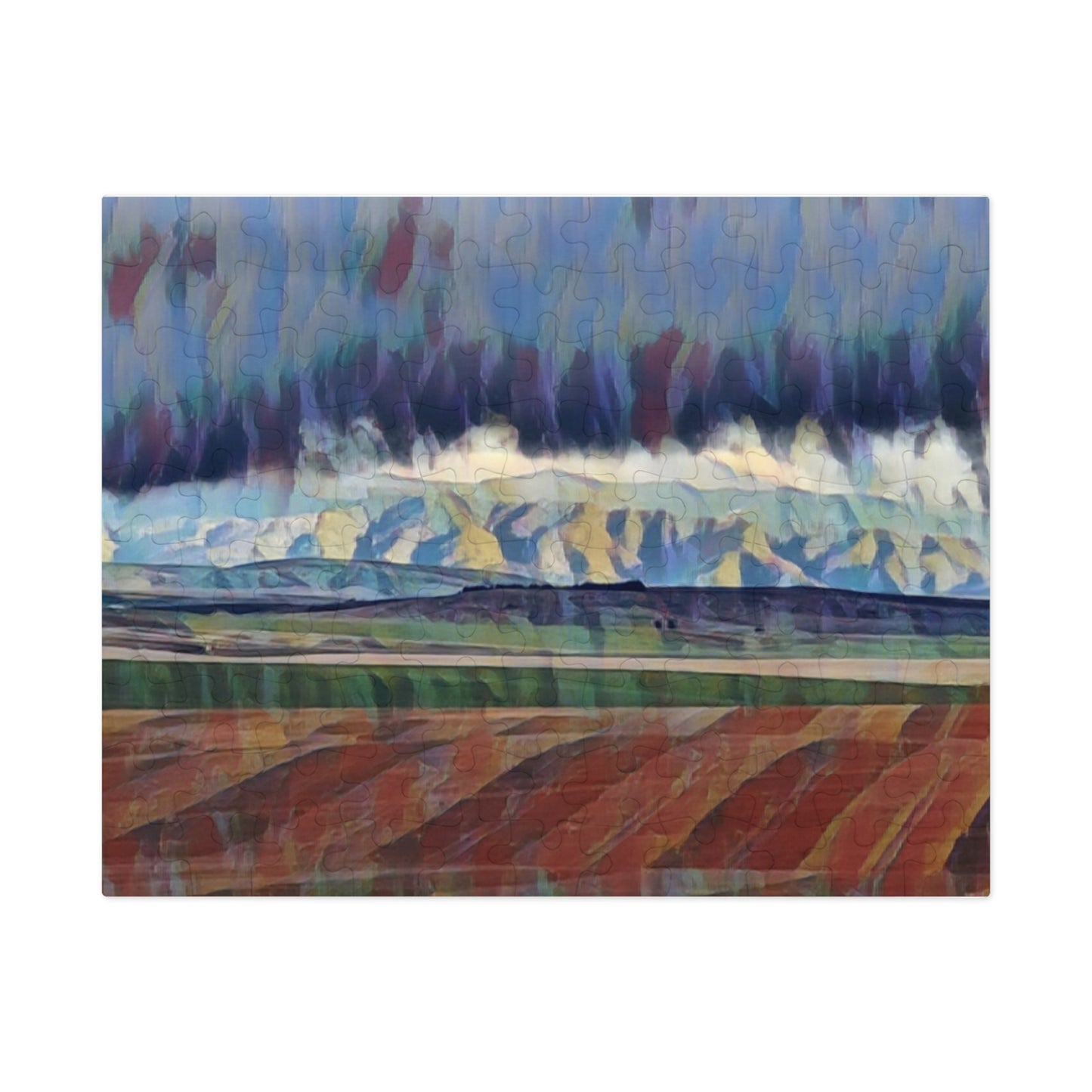 Jigsaw Puzzle (30, 110, 252, 500,1000-Piece) ... On-The-Prairie .. "The Storm Is Brewing" ... Central Idaho: November 2023 ... Original Works ...
