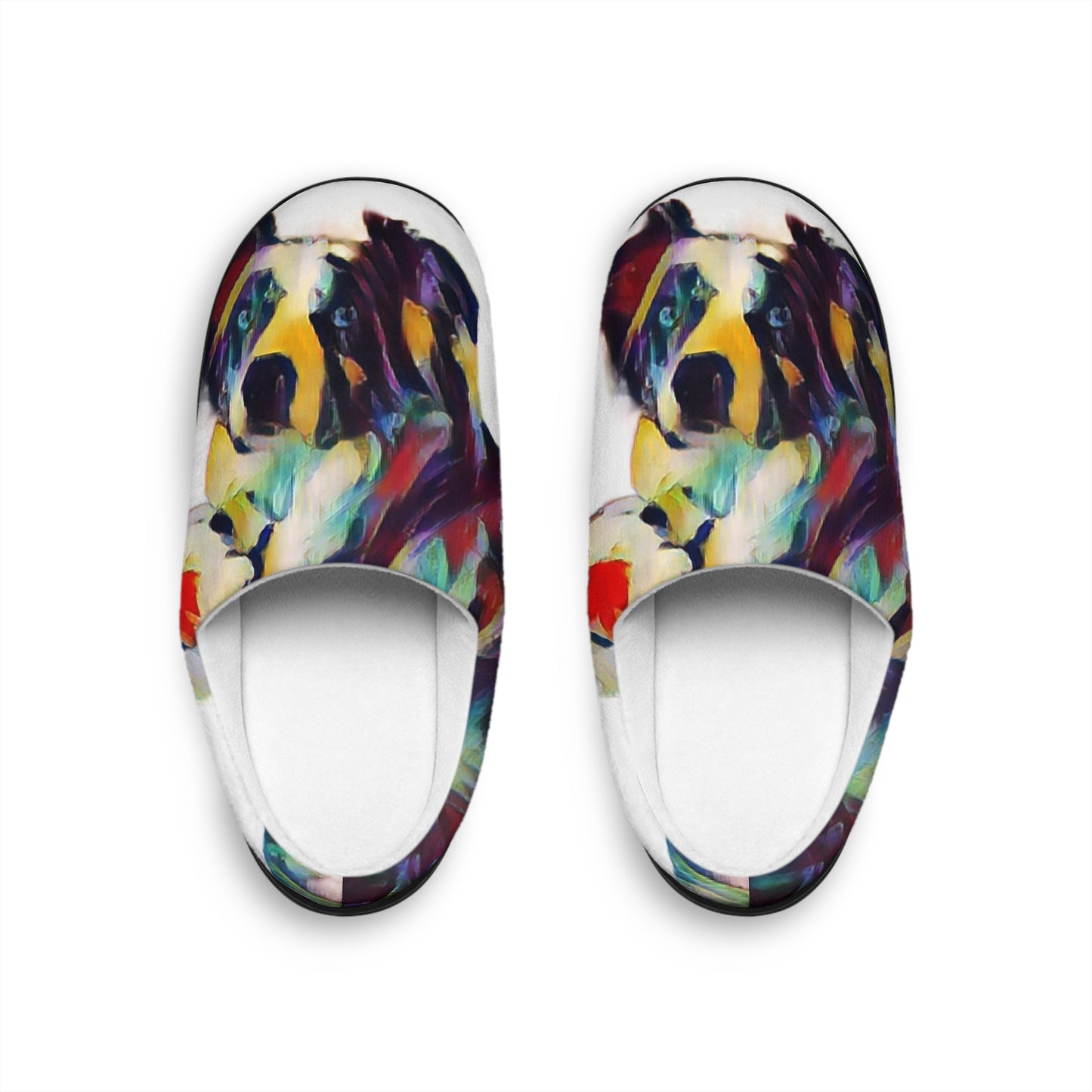 Women's Indoor Slippers ... Ozzy-Hippensteel ... "Don't Cry Now ... Dry-Your-Eyes ... On-The-Wind". Original Works. May 2023.