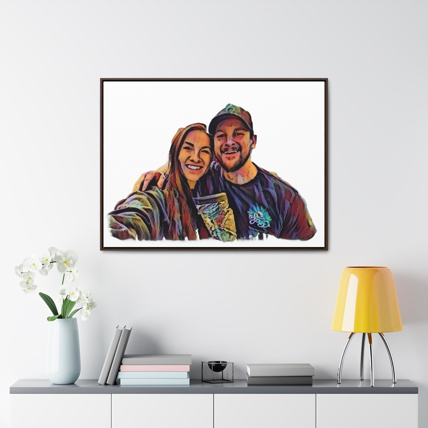 Gallery Canvas Wraps, Horizontal Frame ... "The Best Of Friends" ... Original Works ... December 2023 ... Central Idaho, USA.