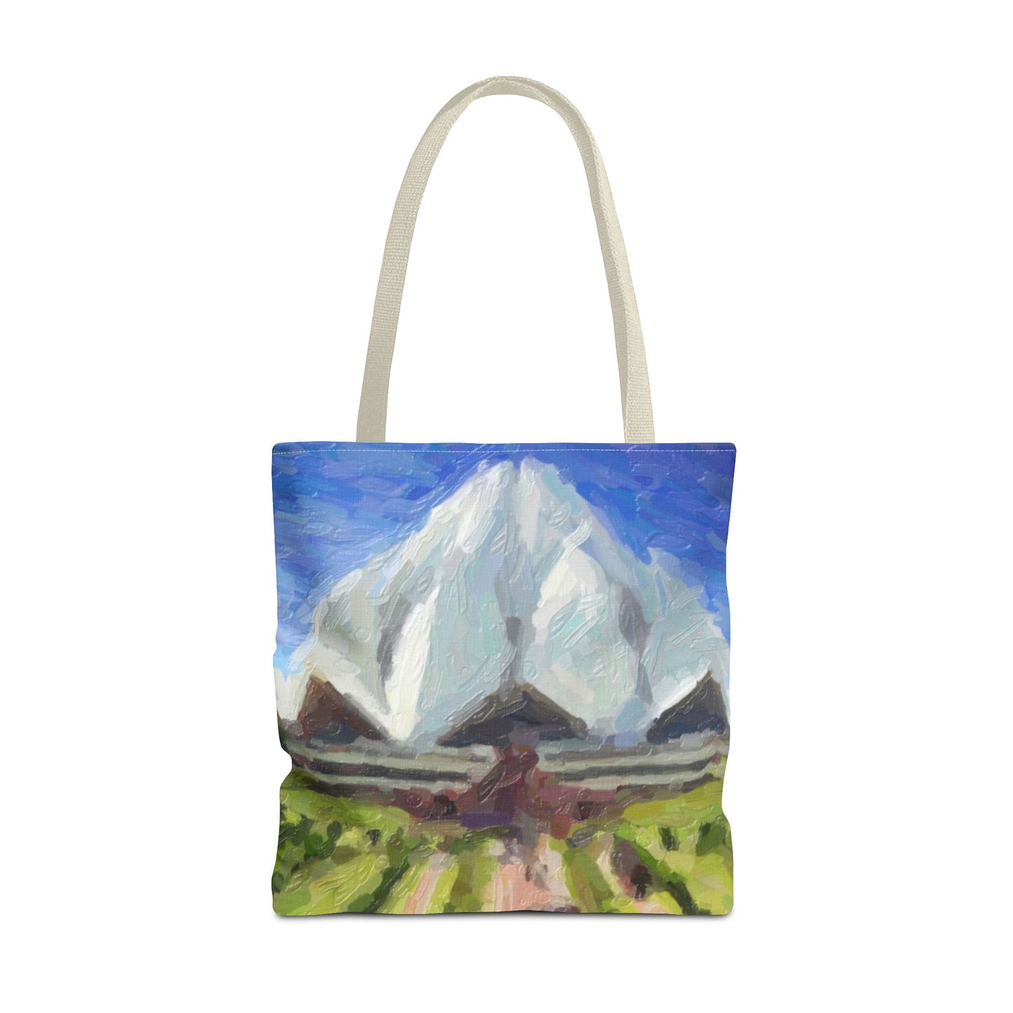 Tote Bag (AOP) ... Bahai'i-House-Of-Worship ... "New Delhi's World-Famous Lotus Temple" ... Original Works ... Delhi, India: Circa 2003-2007 ...