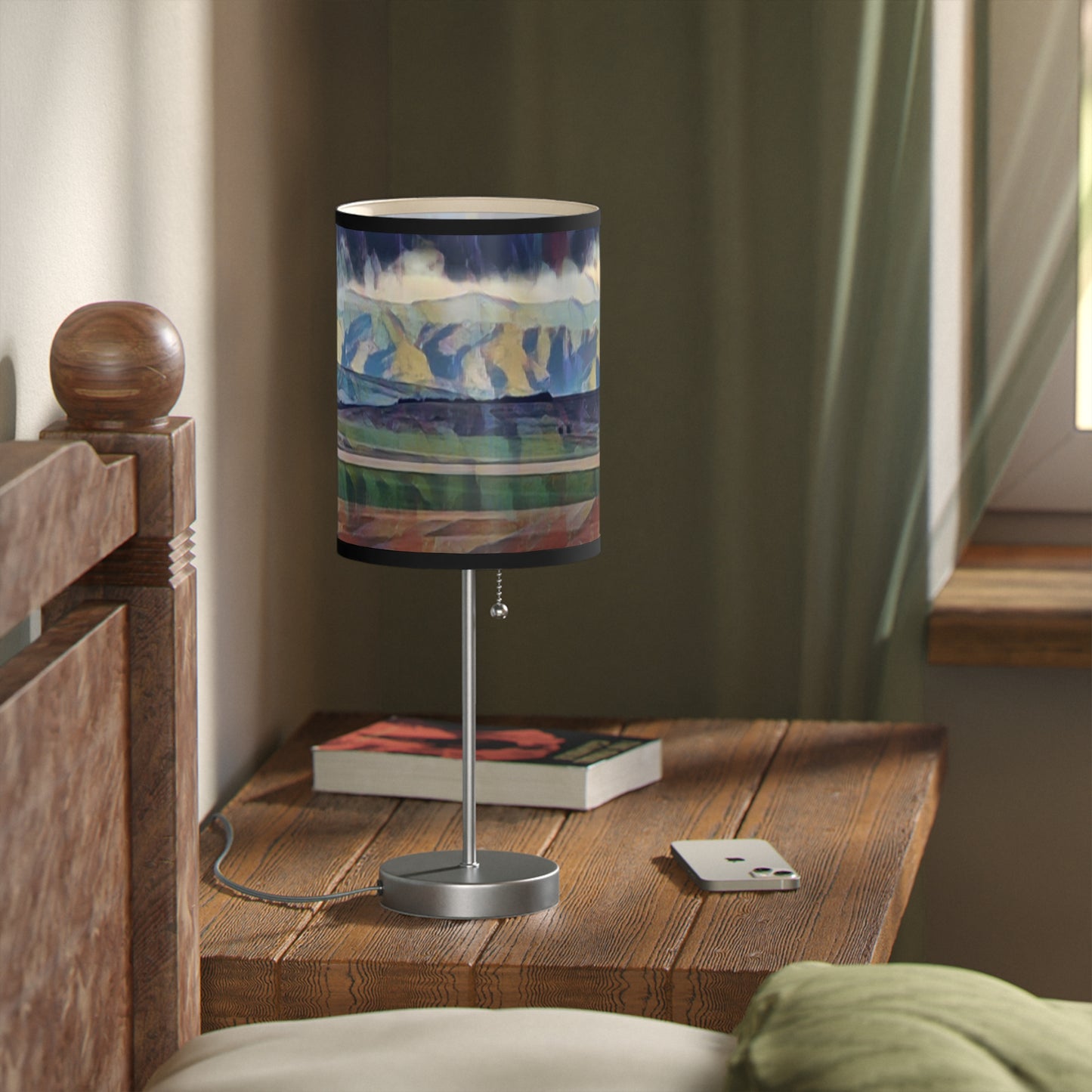 Lamp on a Stand, US|CA plug ...  On-The-Prairie .. "The Storm Is Brewing" ... Central Idaho: November 2023 ... Original Works ...