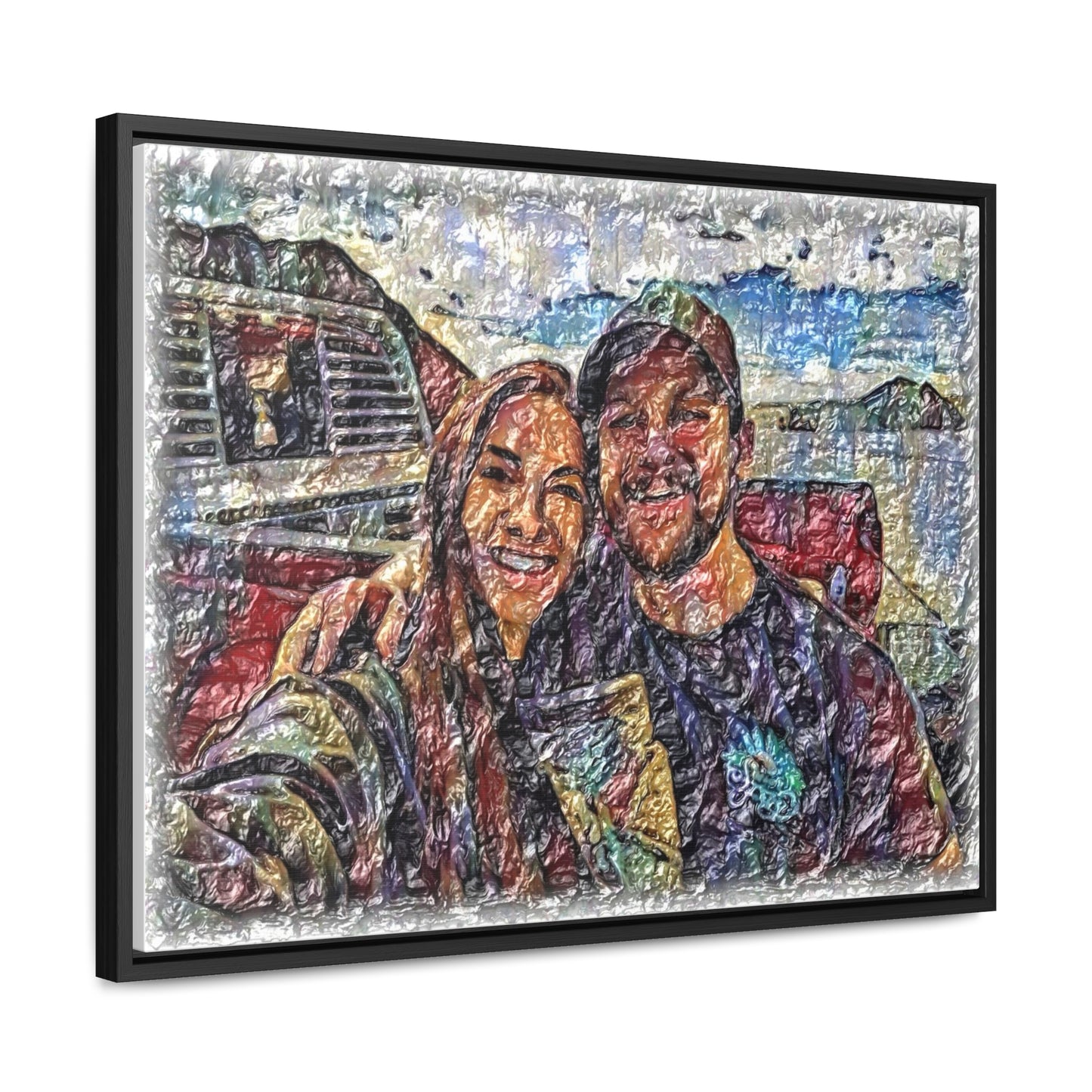 Gallery Canvas Wraps, Horizontal Frame ... "The Best Of Friends" ... Original Works ... December 2023 ... Central Idaho, USA.