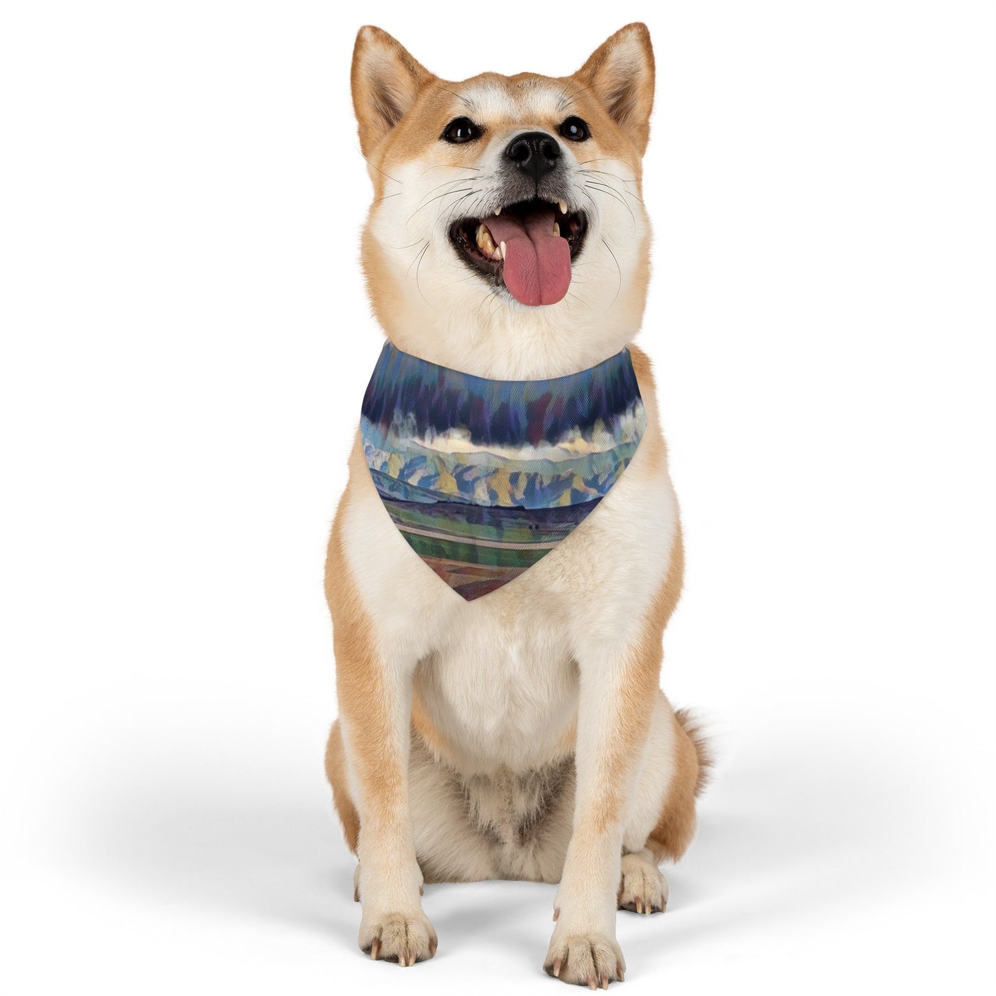 Pet Bandana Collar ... On-The-Prairie .. "The Storm Is Brewing" ... Central Idaho: November 2023 ... Original Works  ...
