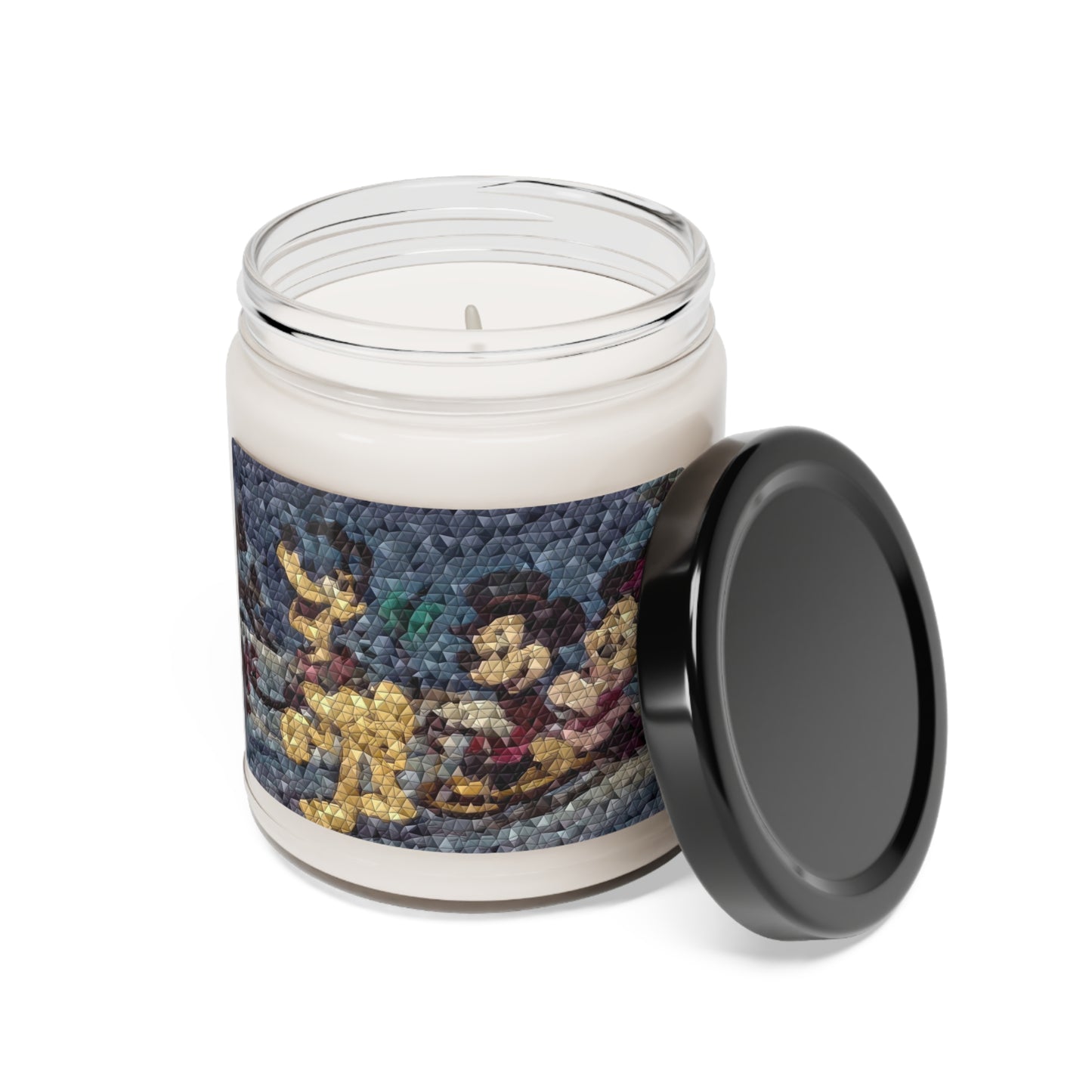 Scented Soy Candle, 9oz ... Mickey_N_Minnie Mouse & Pluto ... "A Winter Sleigh Ride" ... Original Works. Winter 2023 ...