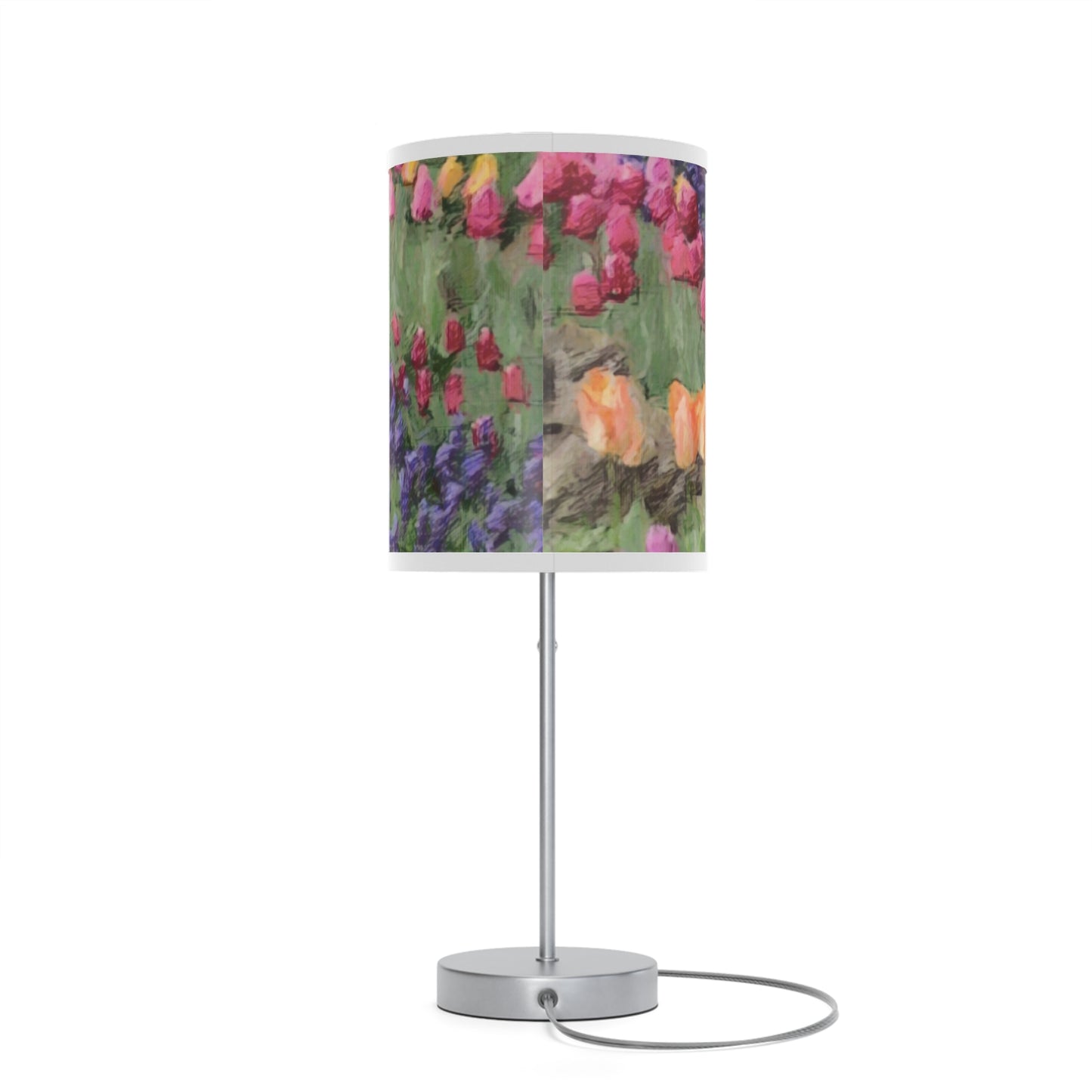Lamp on a Stand, US|CA plug ... Skagit Valley Tulips ... Skagit Valley, Washington ... Family Archives ... Original Works ... Circa 1980's ...