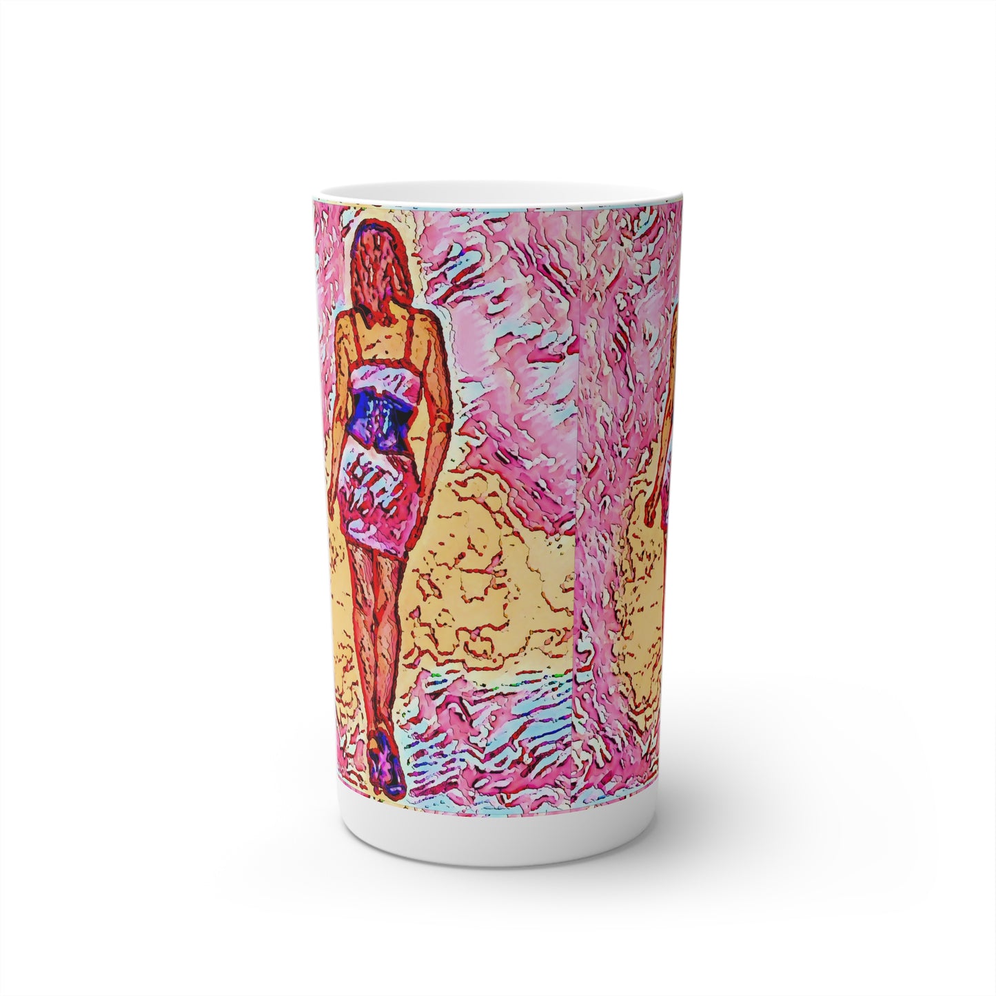 Conical Coffee Mugs (3oz, 8oz, 12oz) ...  I'll Walk 'A-Hundred-Miles' In Stilettos ... Original Works ... June 2023. Central Idaho, USA ...