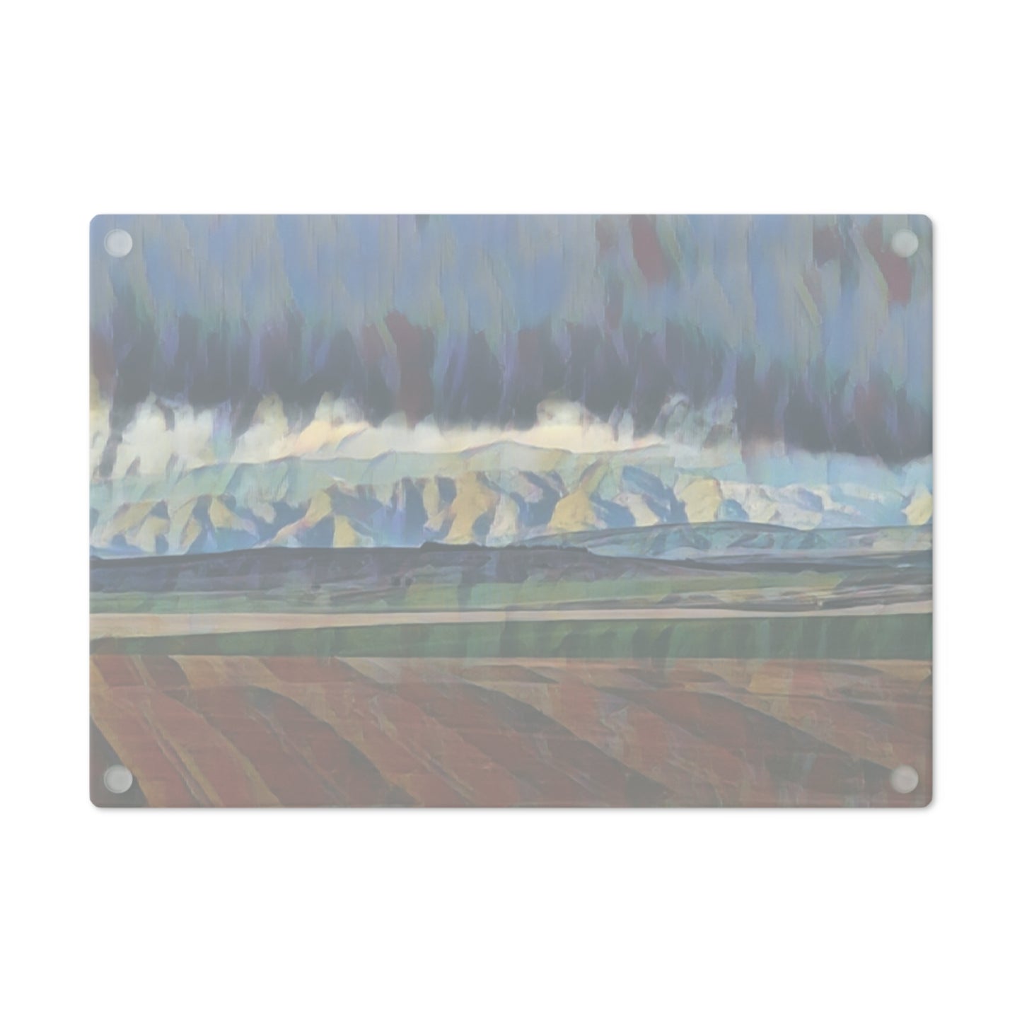 Cutting Board ... On-The-Prairie .. "The Storm Is Brewing" ... Central Idaho: November 2023 ... Original Works ...