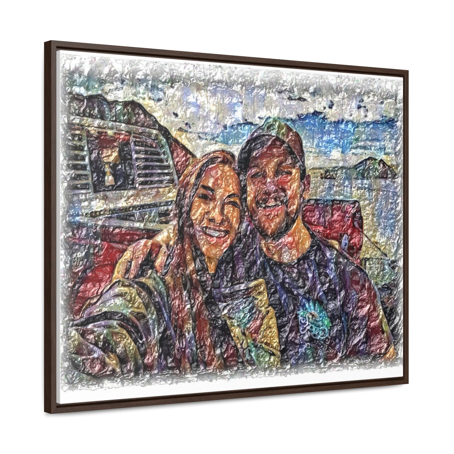 Gallery Canvas Wraps, Horizontal Frame ... "The Best Of Friends" ... Original Works ... December 2023 ... Central Idaho, USA.