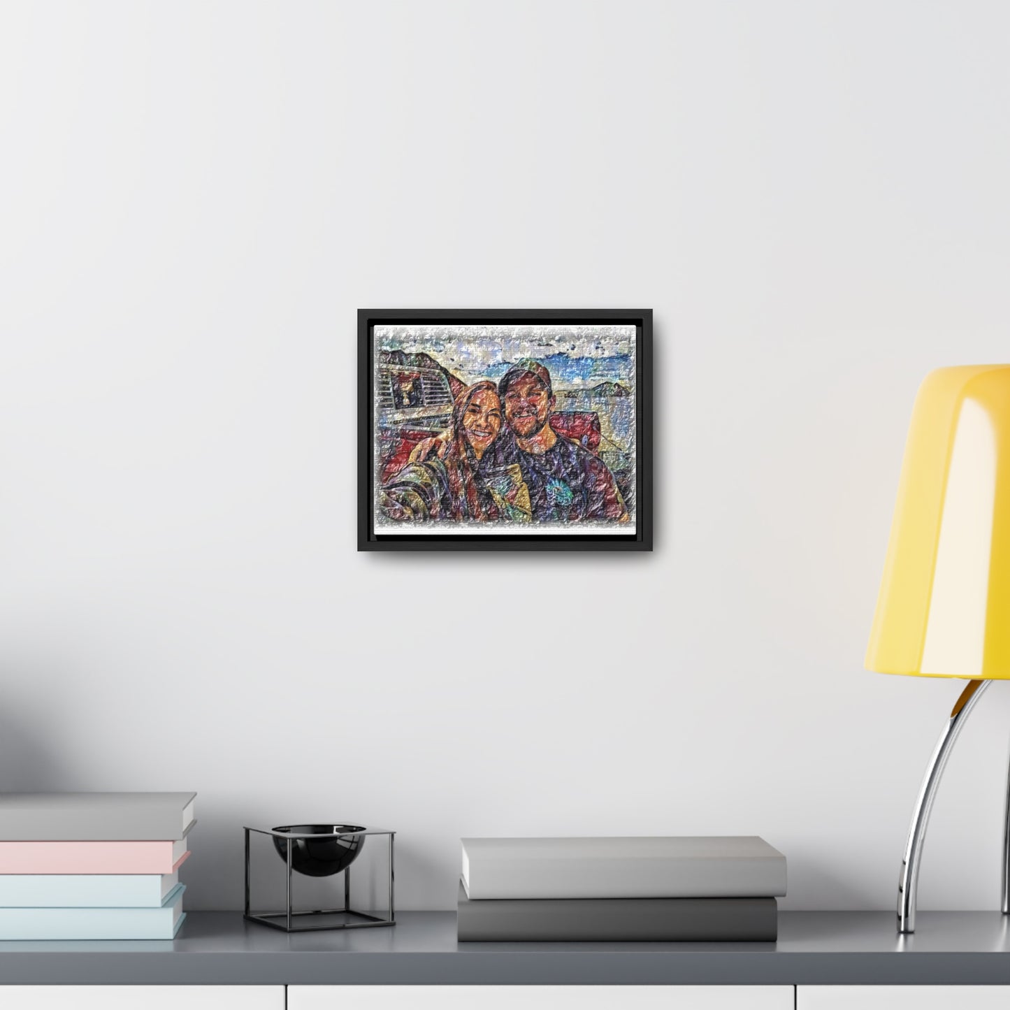 Gallery Canvas Wraps, Horizontal Frame ... "The Best Of Friends" ... Original Works ... December 2023 ... Central Idaho, USA.