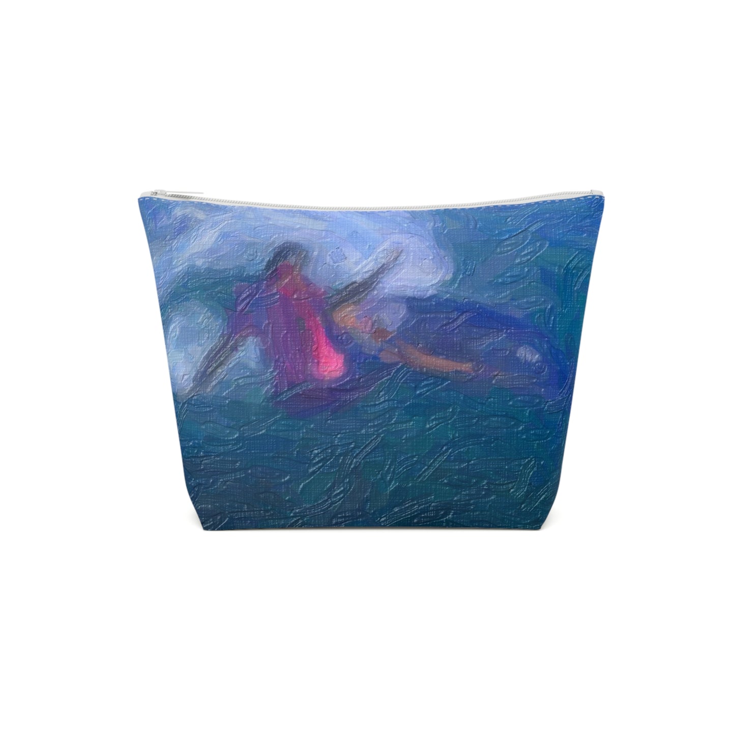 Cotton Cosmetic Bag  ... Paris_2024_Surfing Competition-Tahiti_French-Polynesia .... 'Gabriel Medina World Campion Drops-In' ... Original Works ...