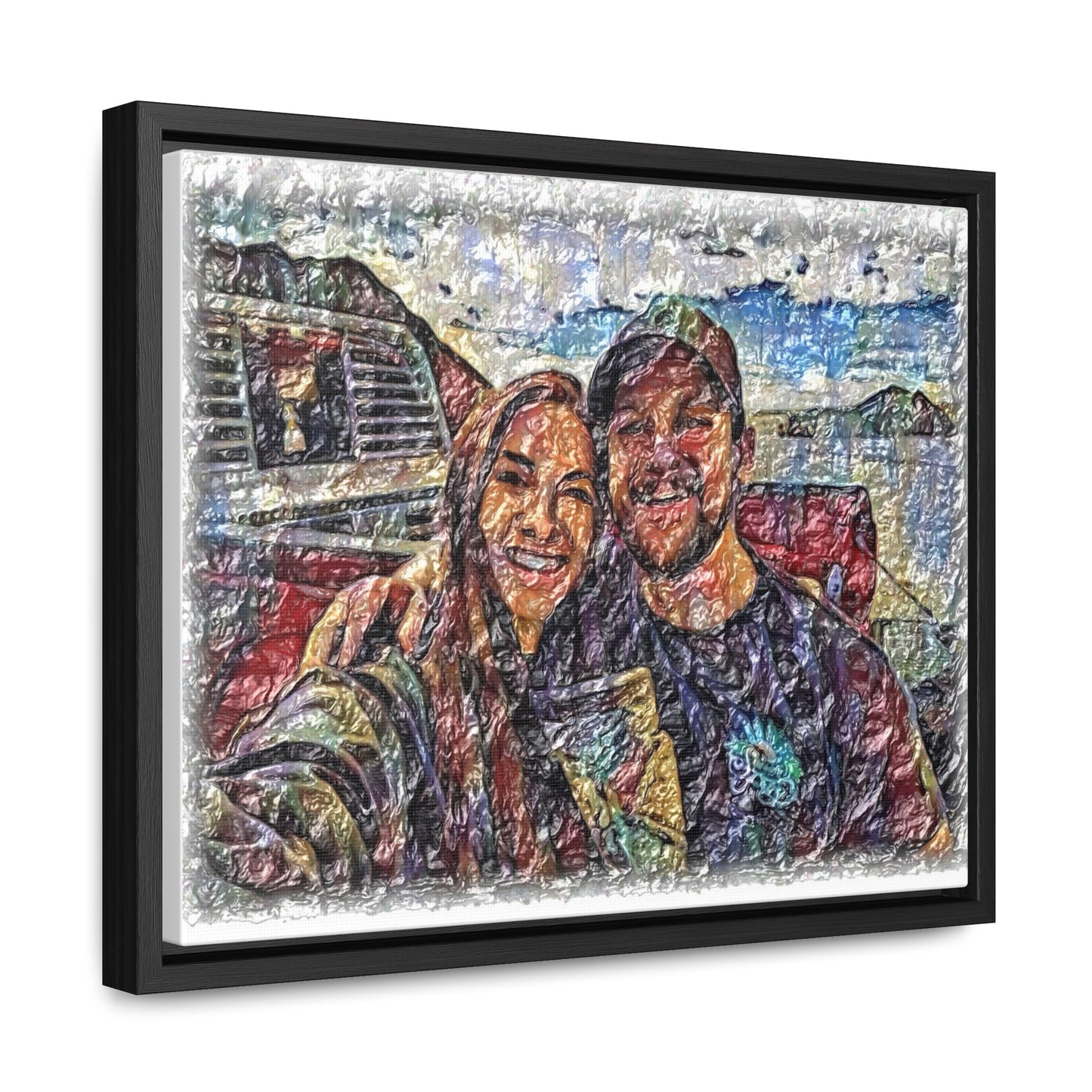 Gallery Canvas Wraps, Horizontal Frame ... "The Best Of Friends" ... Original Works ... December 2023 ... Central Idaho, USA.