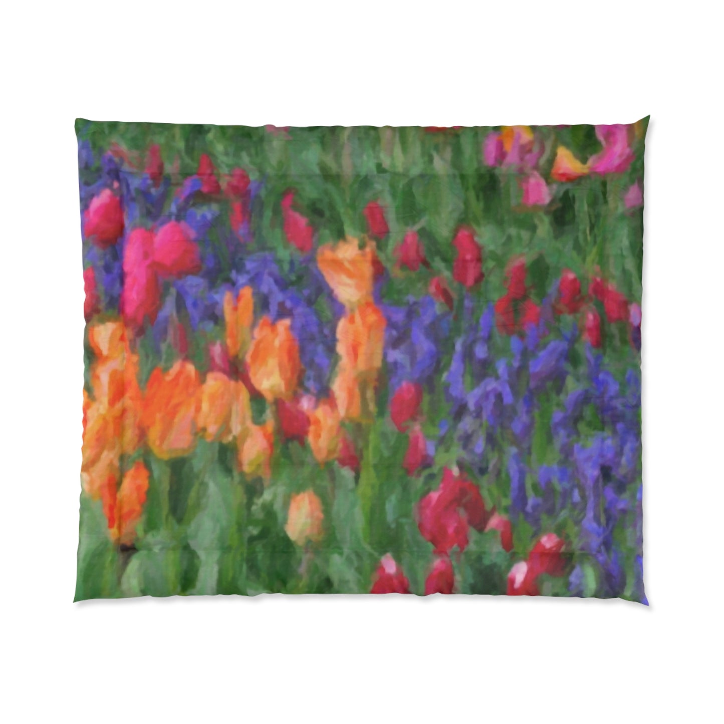 Comforter ... Skagit Valley Tulips ... Skagit Valley, Washington ... Family Archives ... Original Works ... Circa 1980's ...