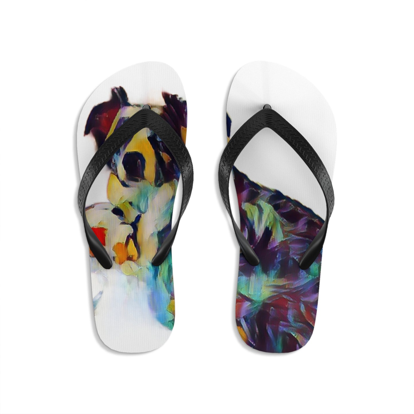 Unisex Flip-Flops ... Ozzy-Hippensteel ... "Don't Cry Now ... Dry-Your_Eyes ... On The Wind". Oriignal Works. May 2023.
