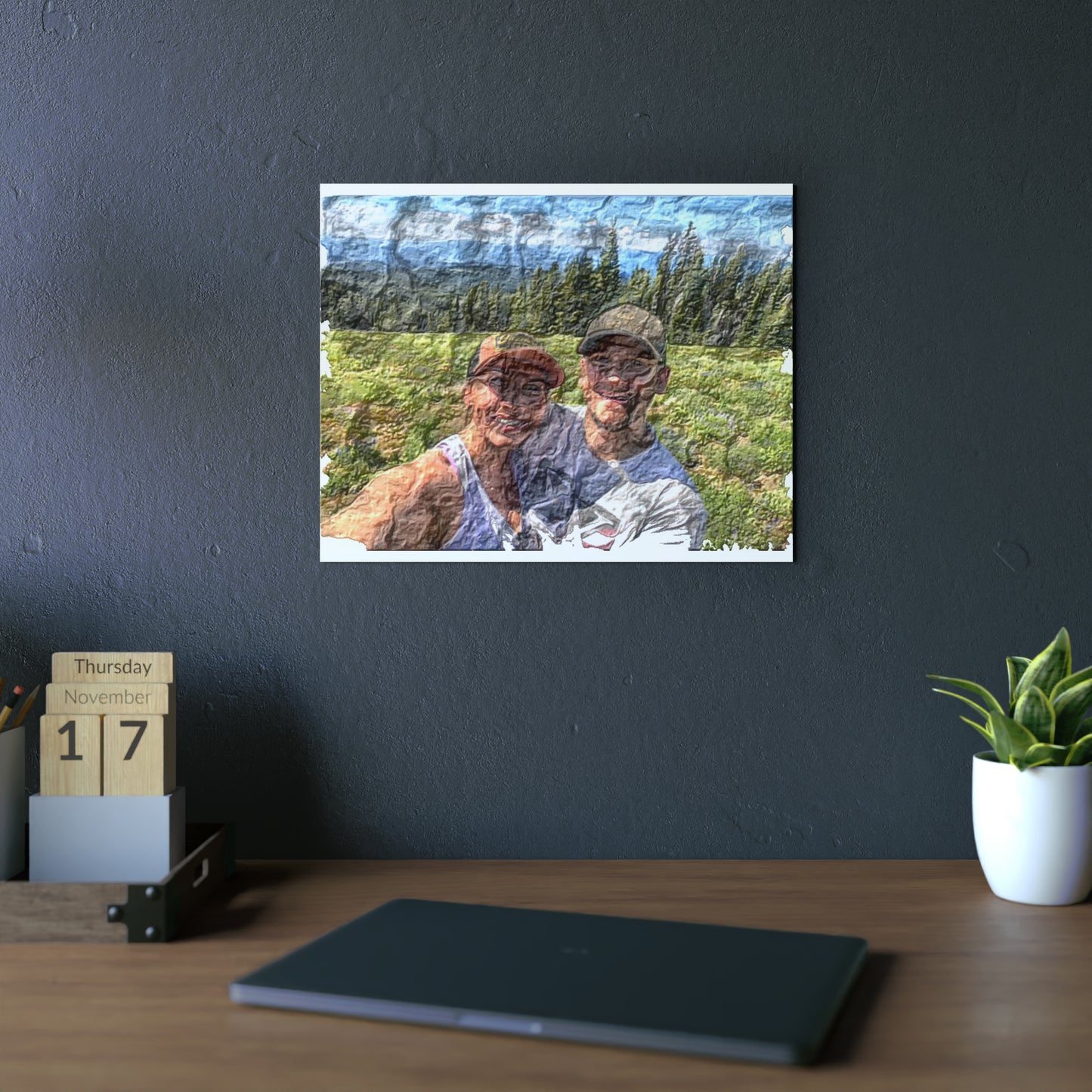 Aluminum Composite Panels ... "The Best Of Friends" ... Original Works ... December 2023 ... Central Idaho, USA.