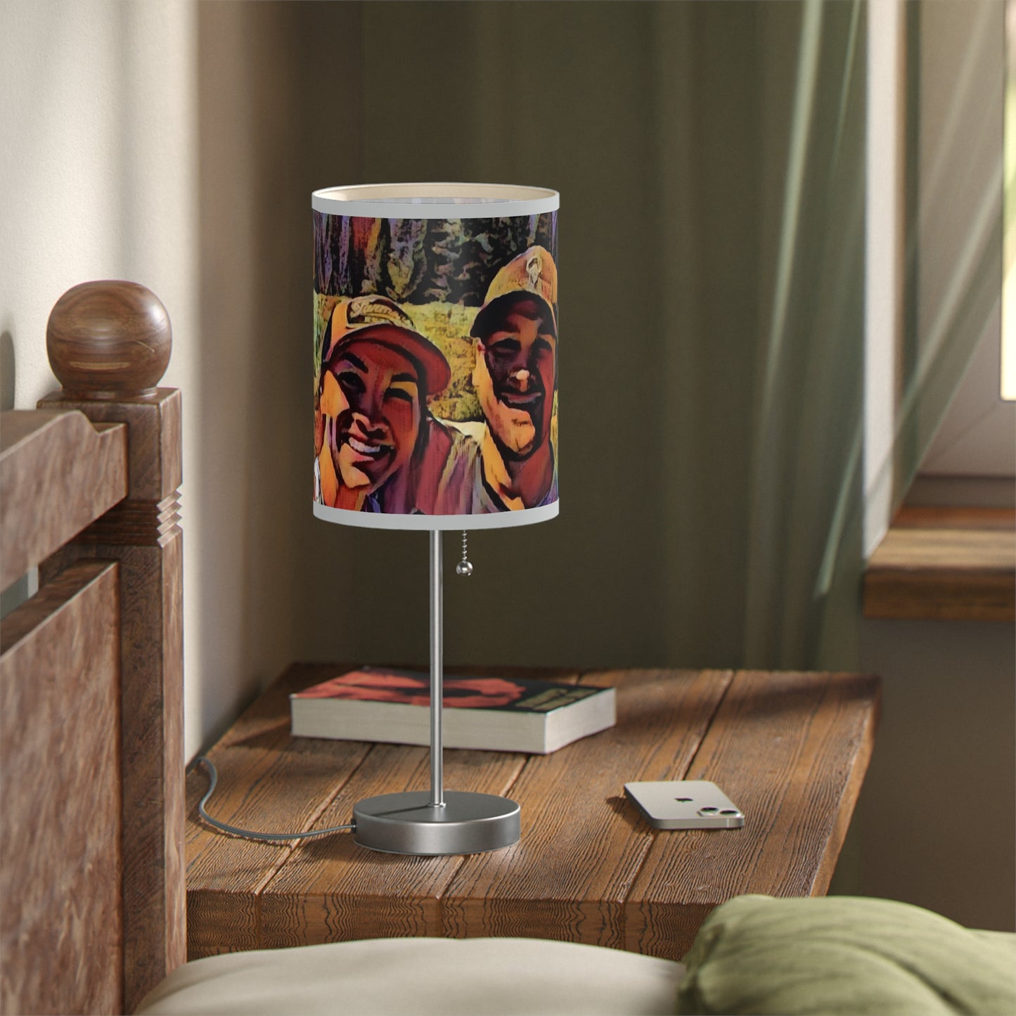 Lamp on a Stand, US|CA plug ... "The Best Of Friends" ... Original Works ... December 2023 ... Central Idaho, USA.
