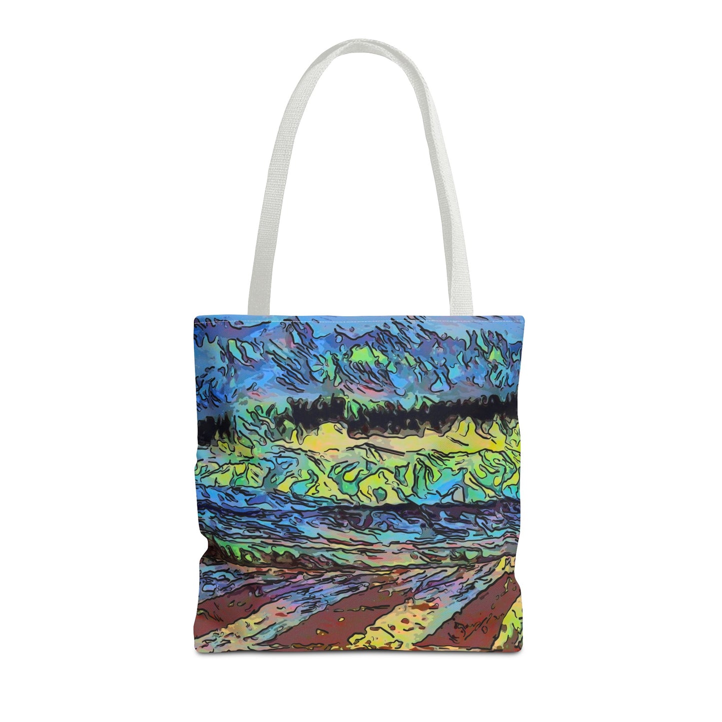 Tote Bag (AOP) ... On-The-Prairie .. "The Storm Is Brewing" ... Central Idaho: November 2023 ... Original Works ...