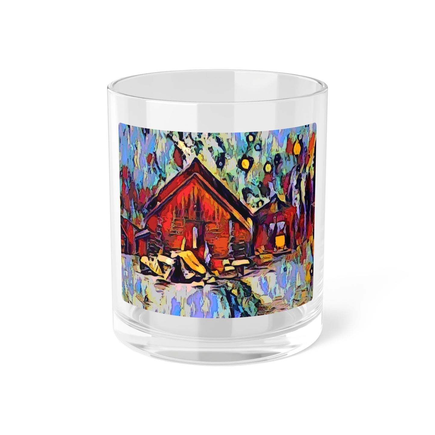 Bar Glass ... A Very Abstract "Mountain Winter Scene" ... Original Works. Copyright Phot's Photo_LODA: Les Objets D'Art. December 2023 ...