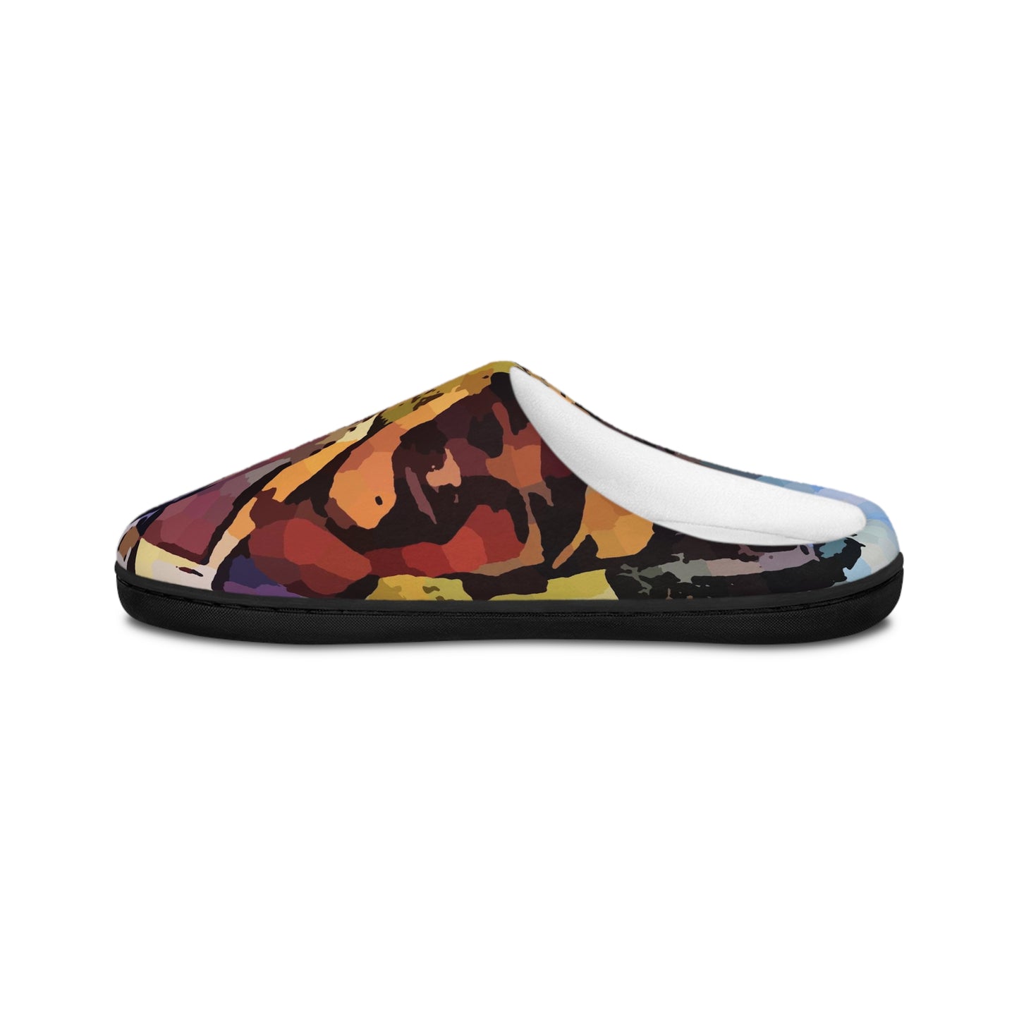 Men's Indoor Slippers .... "The Best Of Friends" ... Original Works ... December 2023 ... Central Idaho, USA.