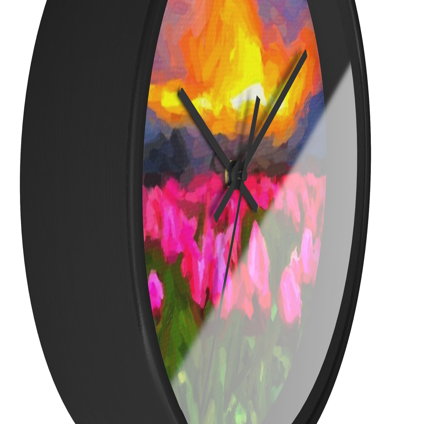 Wall Clock ... Skagit Valley Tulips ... Skagit Valley, Washington ... Family Archives ... Original Works ... Circa 1980's ...