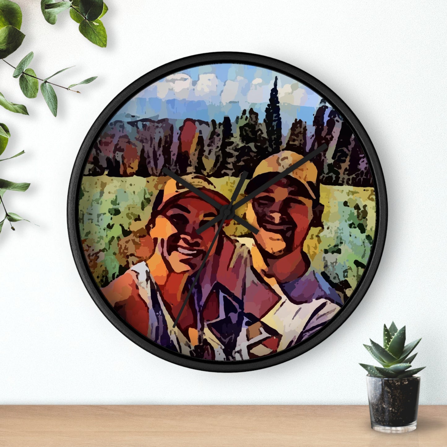 Wall Clock ... "The Best Of Friends" ... Original Works ... December 2023 ... Central Idaho, USA.