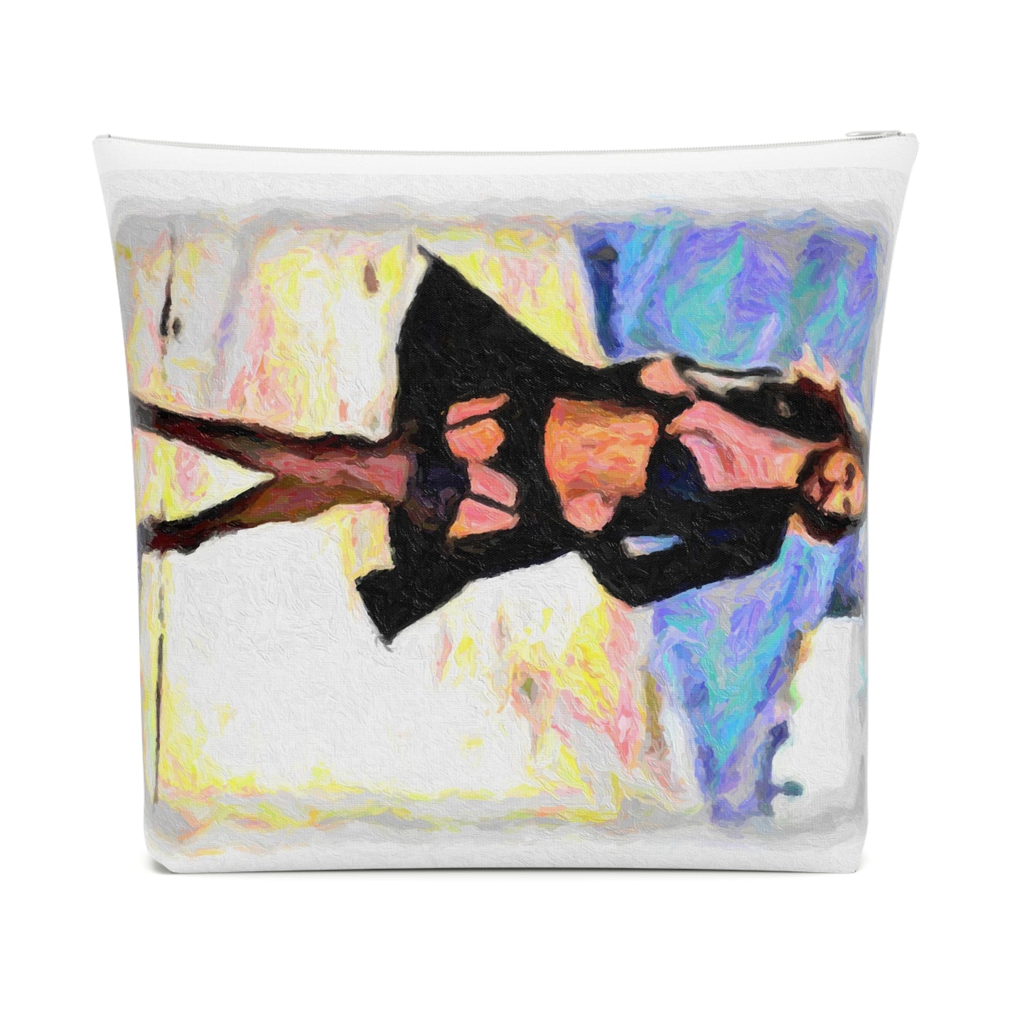 Cotton Cosmetic Bag ... The Low Spark of High_HEELED_Boys ... 'Garterbelt & Bra Inclusive!' ... Original Works ...