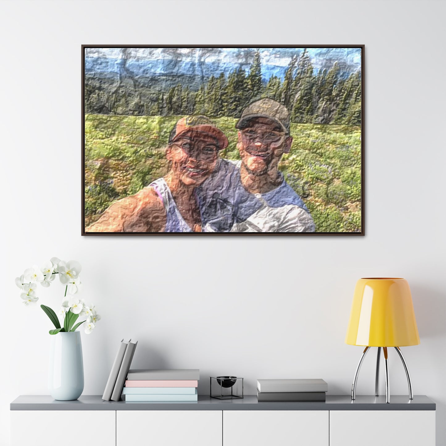 Gallery Canvas Wraps, Horizontal Frame ... "The Best Of Friends" ... Original Works ... December 2023 ... Central Idaho, USA.