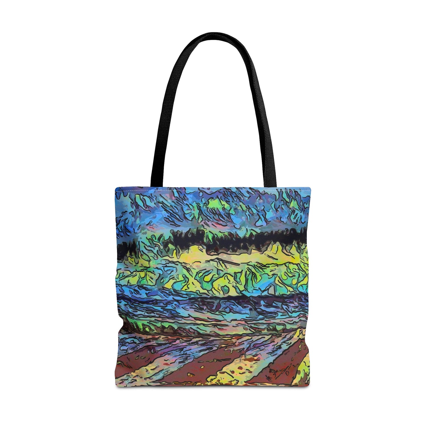 Tote Bag (AOP) ... On-The-Prairie .. "The Storm Is Brewing" ... Central Idaho: November 2023 ... Original Works ...
