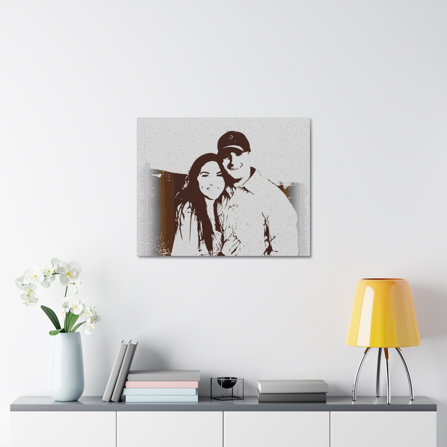 Satin Canvas, Stretched ... "The Best Of Friends" ... Original Works ... December 2023 ... Central Idaho, USA.