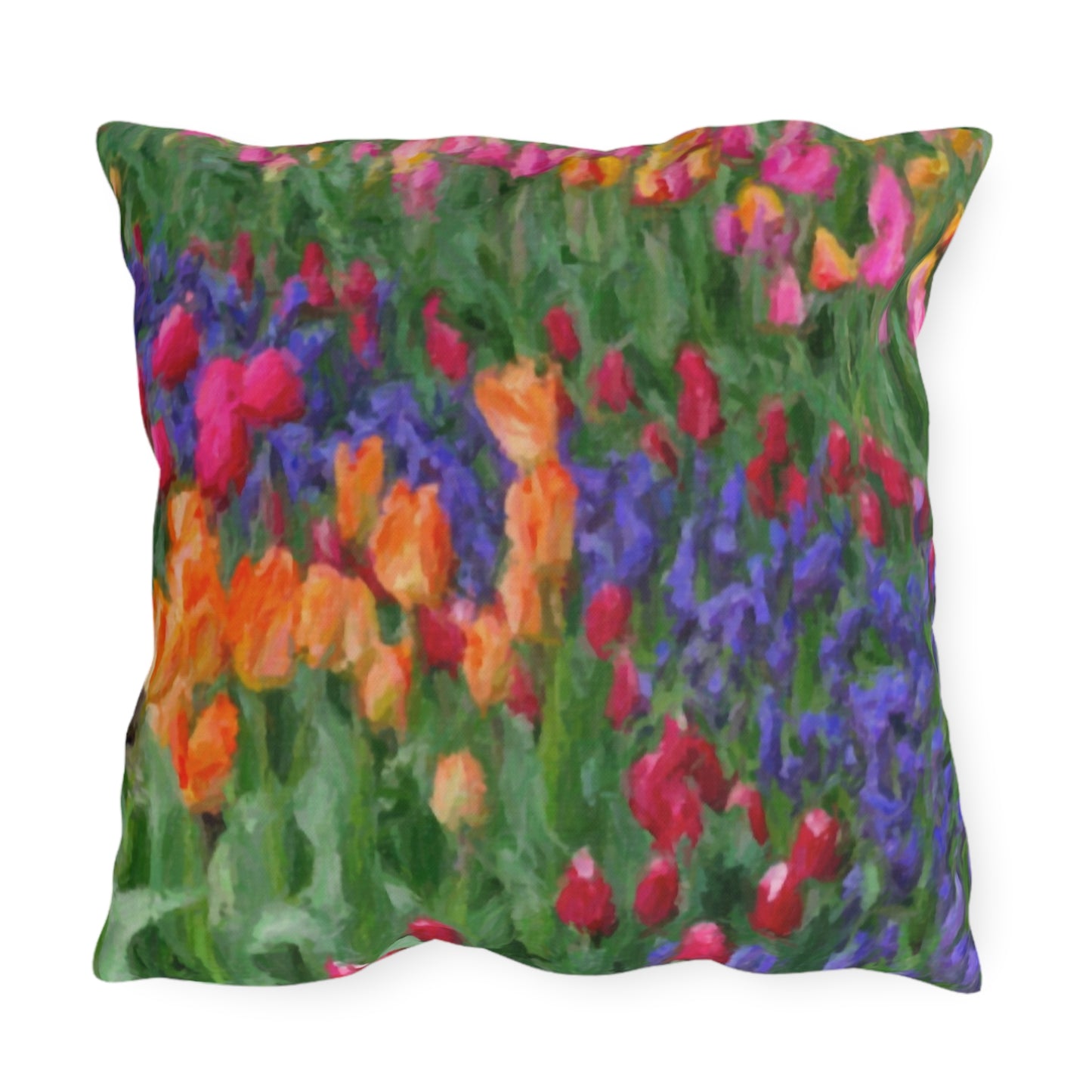 Outdoor Pillows ... Skagit Valley Tulips ... Skagit Valley, Washington ... Family Archives ... Original Works ... Circa 1980's ...