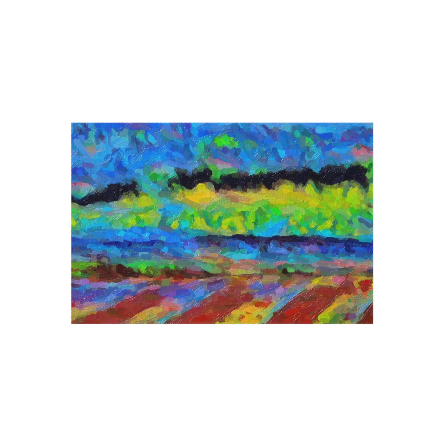 Outdoor Rug ... On-The-Prairie .. "The Storm Is Brewing" ... Central Idaho: November 2023 ... Original Works  ...