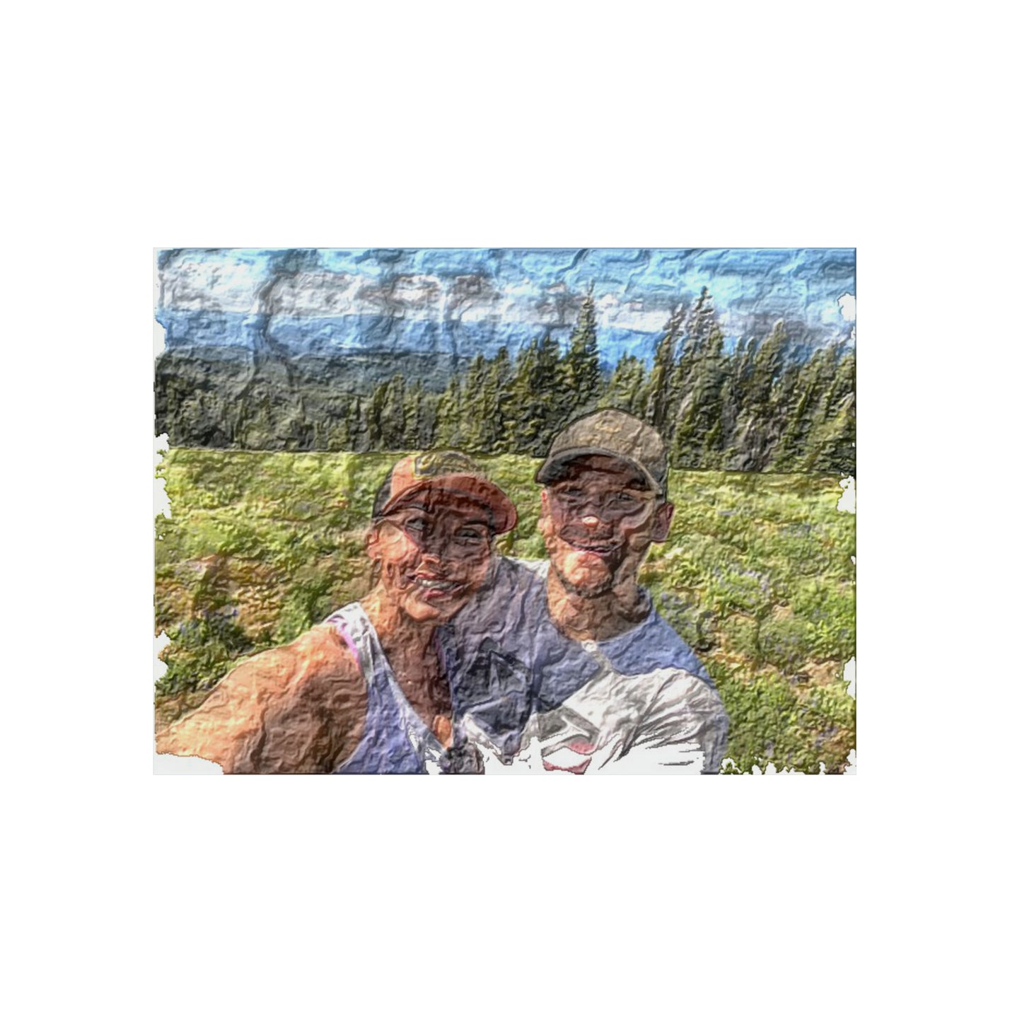 Aluminum Composite Panels ... "The Best Of Friends" ... Original Works ... December 2023 ... Central Idaho, USA.