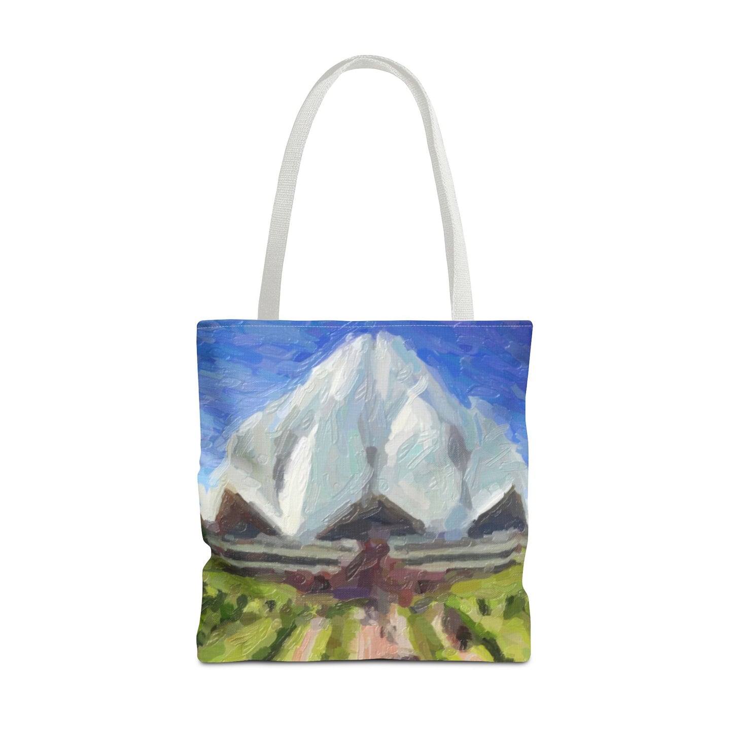 Tote Bag (AOP) ... Bahai'i-House-Of-Worship ... "New Delhi's World-Famous Lotus Temple" ... Original Works ... Delhi, India: Circa 2003-2007 ...