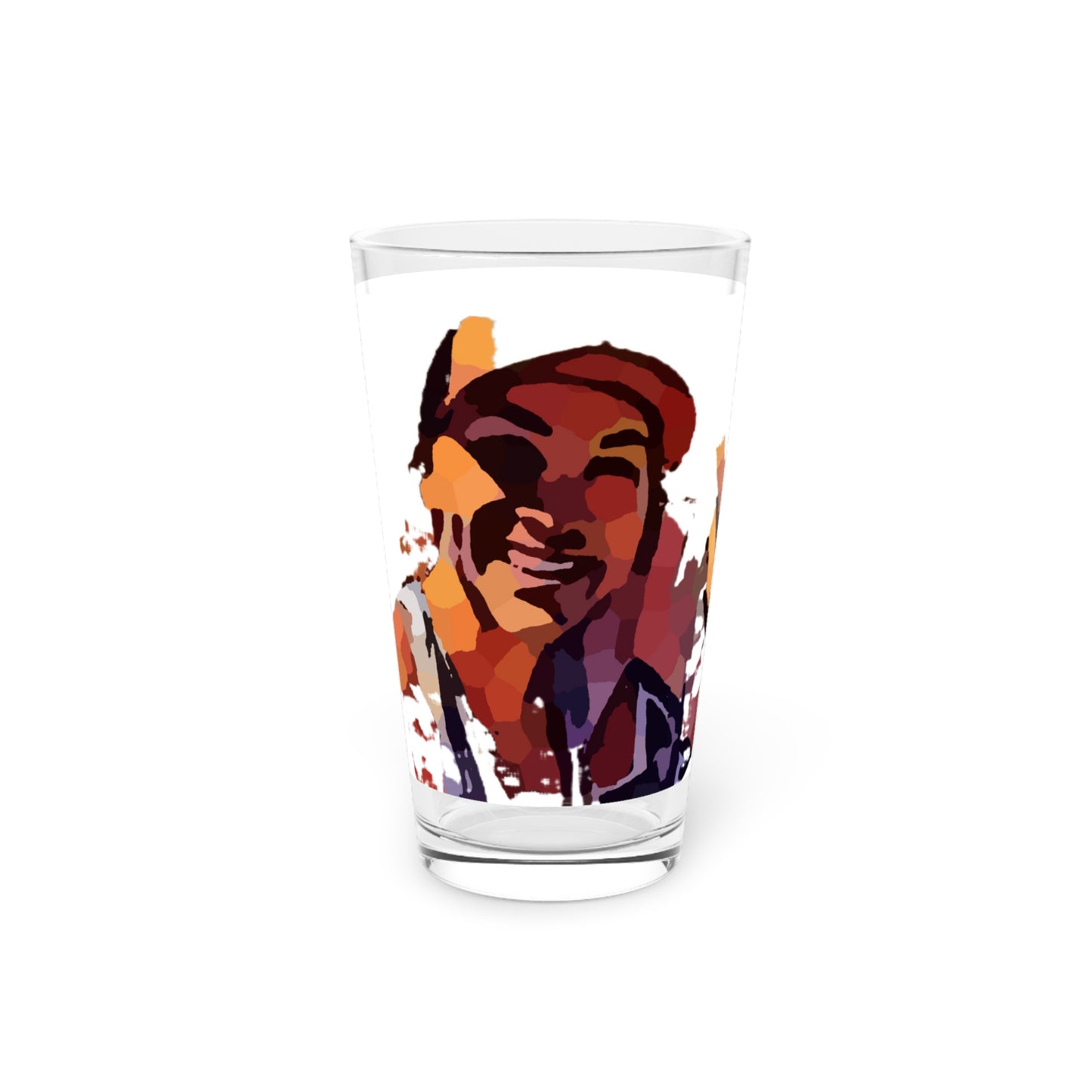 Pint Glass, 16oz ... "The Best Of Friends" ... Original Works ... December 2023 ... Central Idaho, USA.