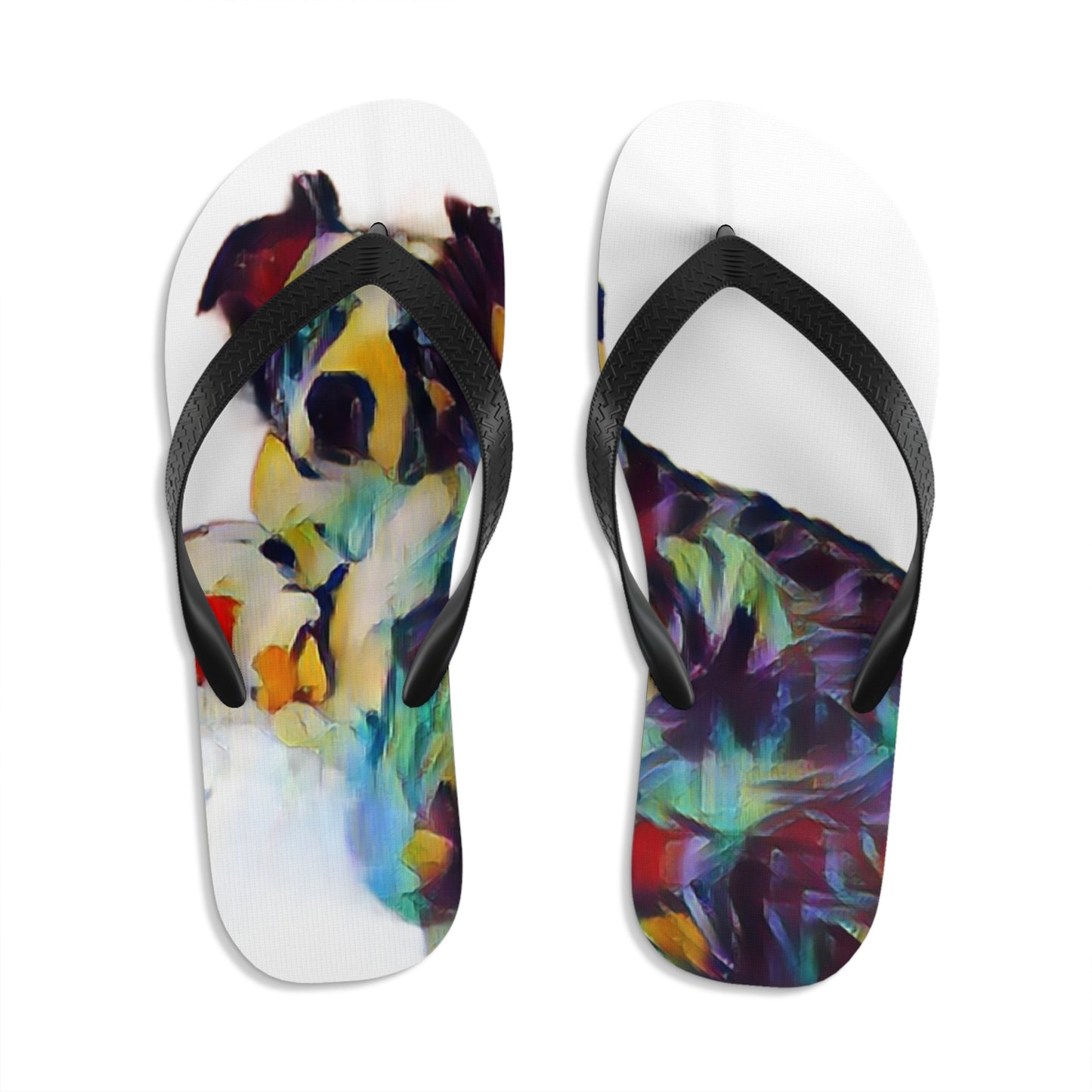 Unisex Flip-Flops ... Ozzy-Hippensteel ... "Don't Cry Now ... Dry-Your_Eyes ... On The Wind". Oriignal Works. May 2023.