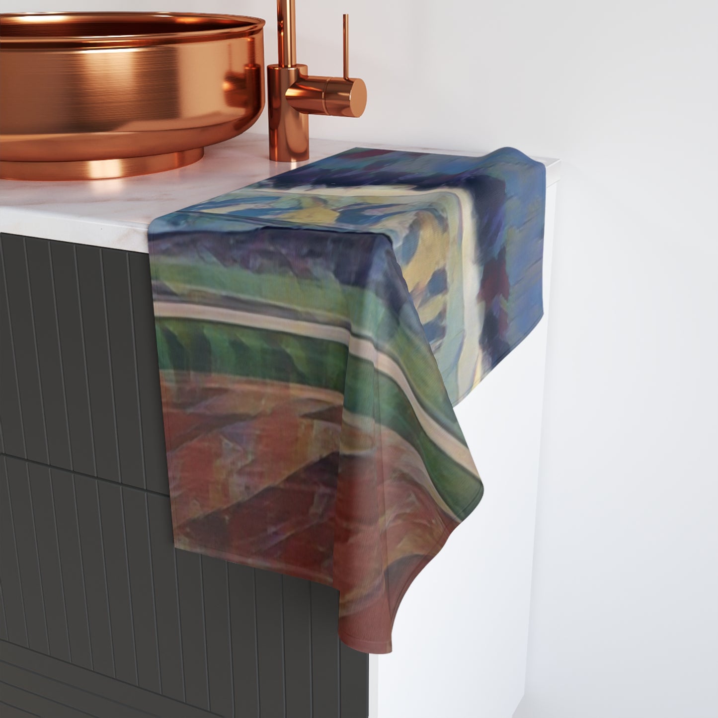 Hand Towel ... On-The-Prairie .. "The Storm Is Brewing" ... Central Idaho: November 2023 ... Original Works  ...