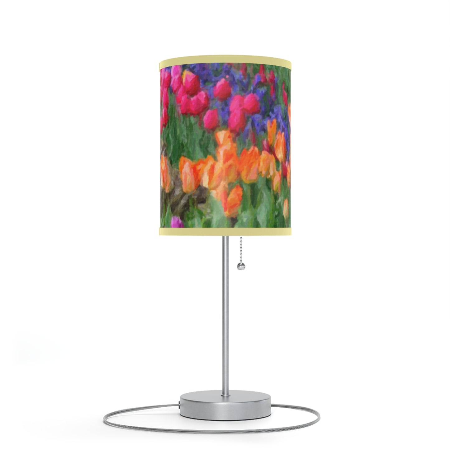 Lamp on a Stand, US|CA plug ... Skagit Valley Tulips ... Skagit Valley, Washington ... Family Archives ... Original Works ... Circa 1980's ...