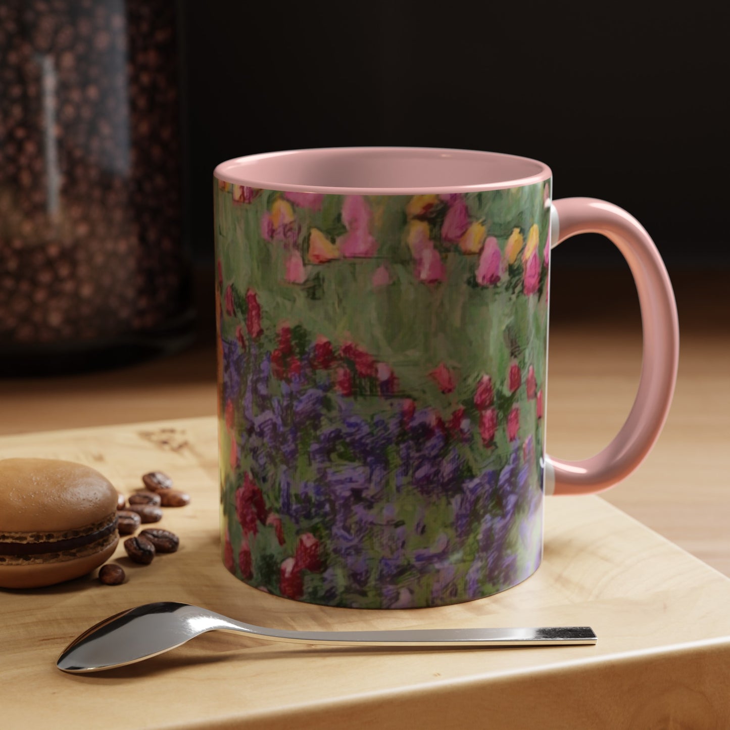 Accent Coffee Mug (11, 15oz) ... Skagit Valley Tulips ... Skagit Valley, Washington ... Family Archives ... Original Works ... Circa 1980's ...
