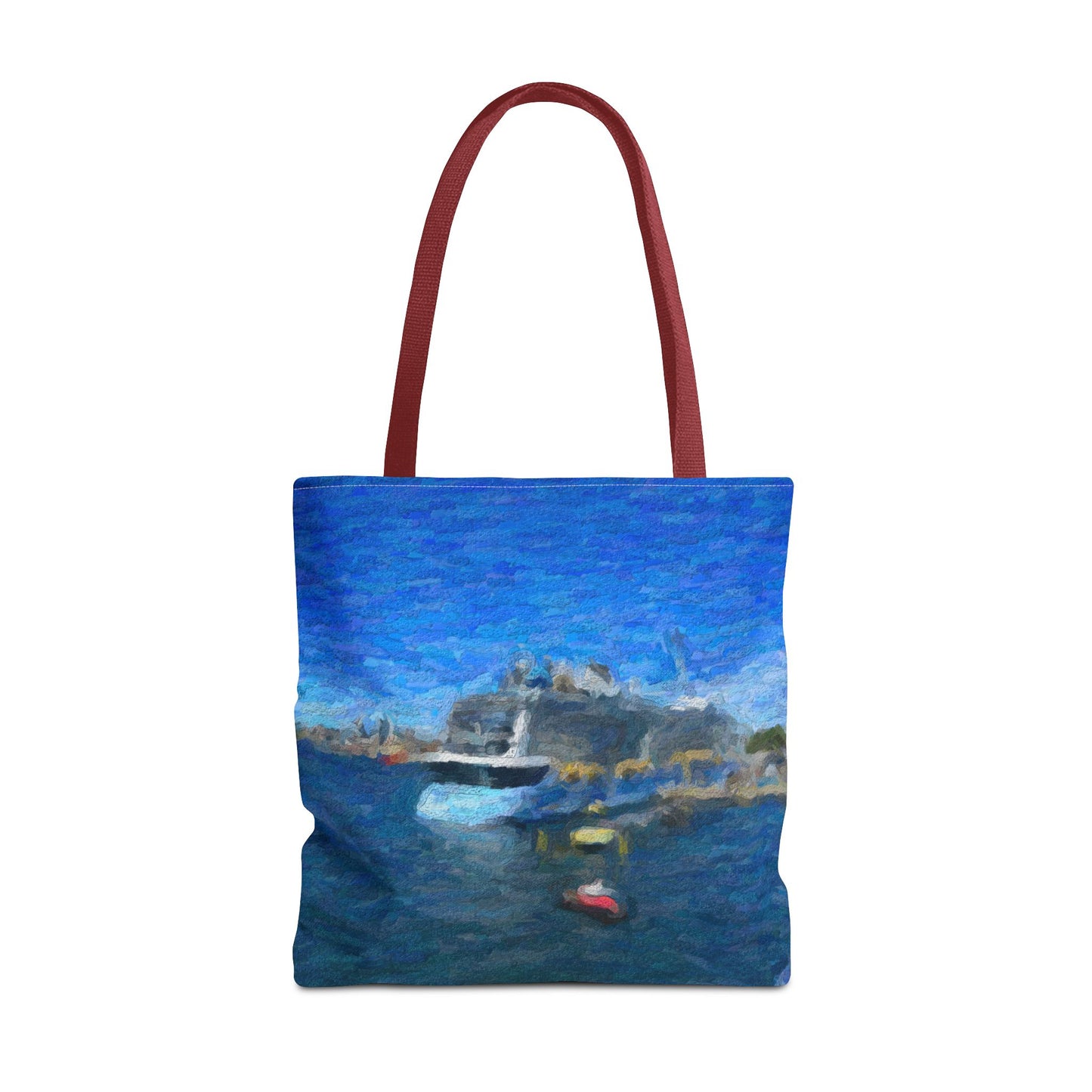 Tote Bag (AOP) ... Into Vancouver Harbor We Arrive: Celebrity Edge-Cruise ... Vancouver, British Columbia ... June 2024 ... Original Works