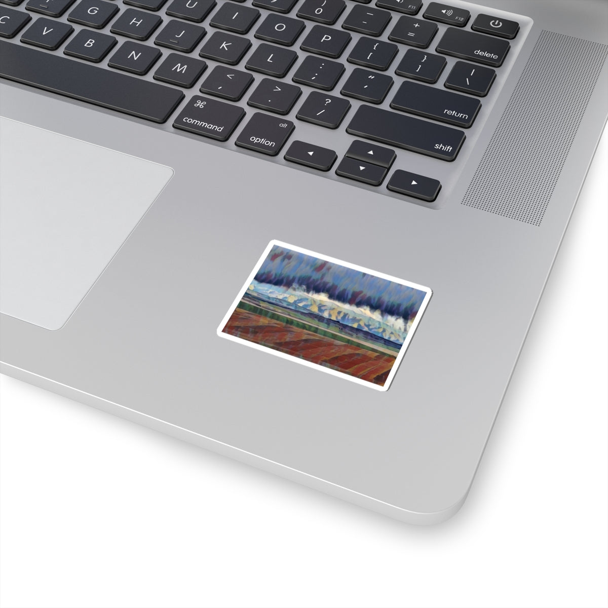Kiss-Cut Stickers ... On-The-Prairie .. "The Storm Is Brewing" ... Central Idaho: November 2023 ... Original Works  ...