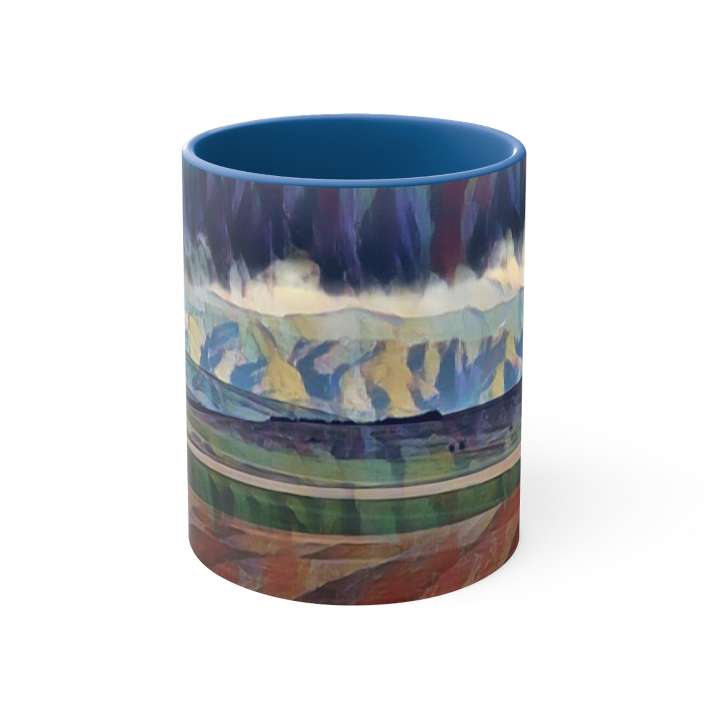 Accent Coffee Mug, 11oz ...  On-The-Prairie .. "The Storm Is Brewing" ... Central Idaho: November 2023 ... Original Works ...