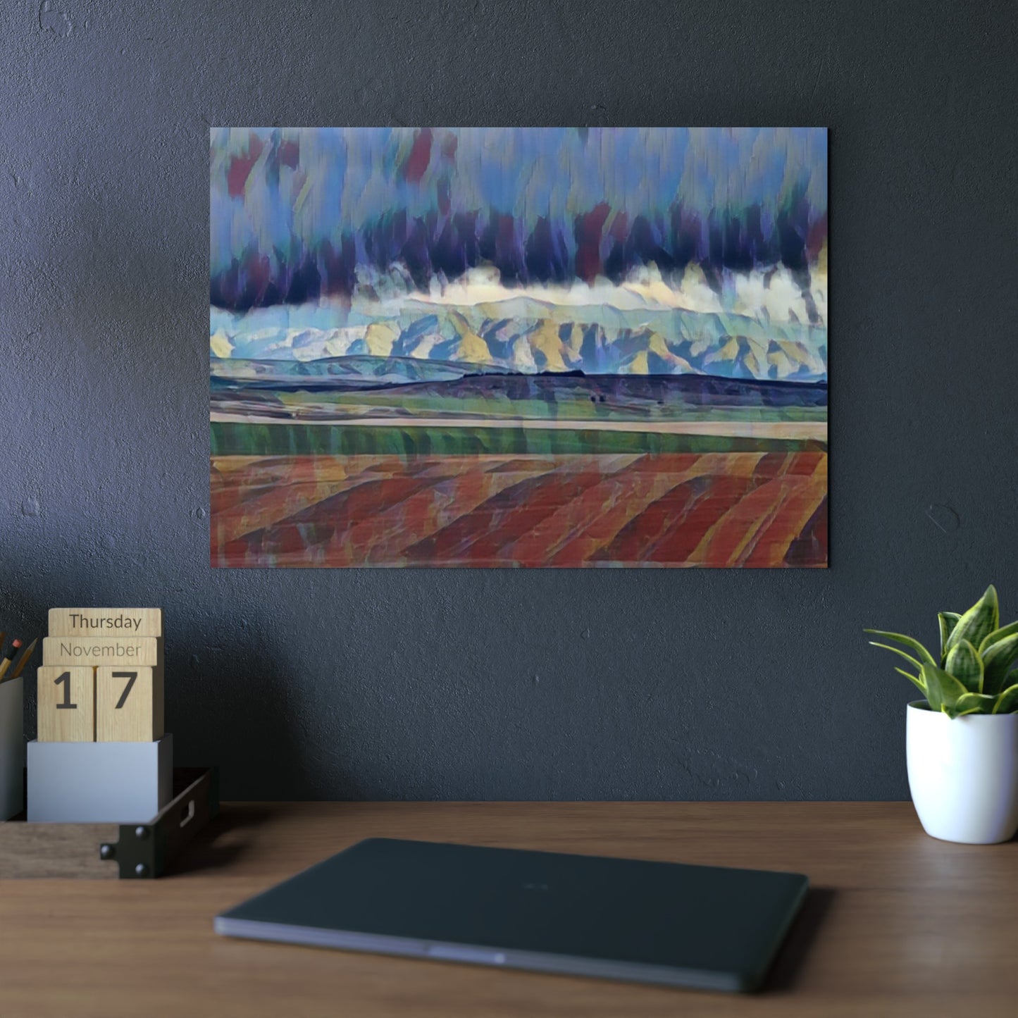 Aluminum Composite Panels ... On-The-Prairie .. "The Storm Is Brewing" ... Central Idaho: November 2023 ... Original Works ...