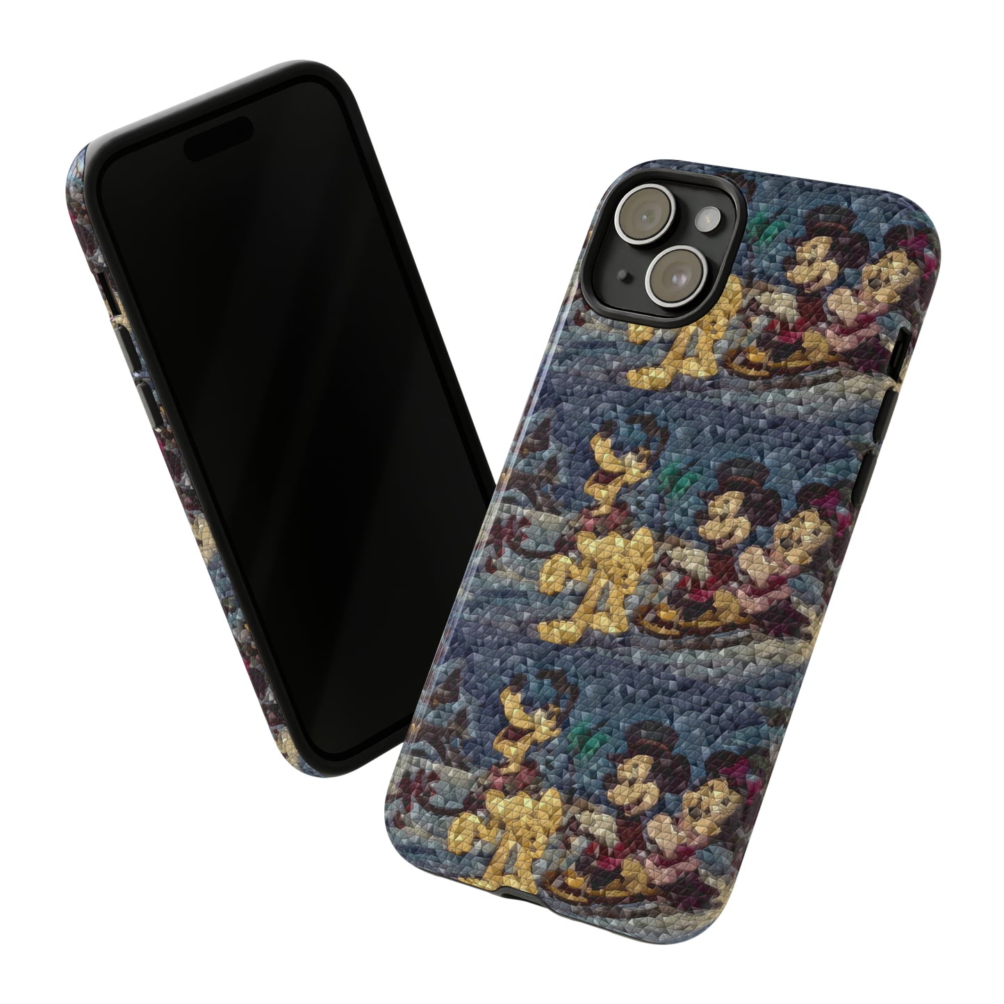 Tough Cases ... Mickey_N_Minnie Mouse & Pluto ... "A Winter Sleigh Ride" ... Original Works. Winter 2023 ...