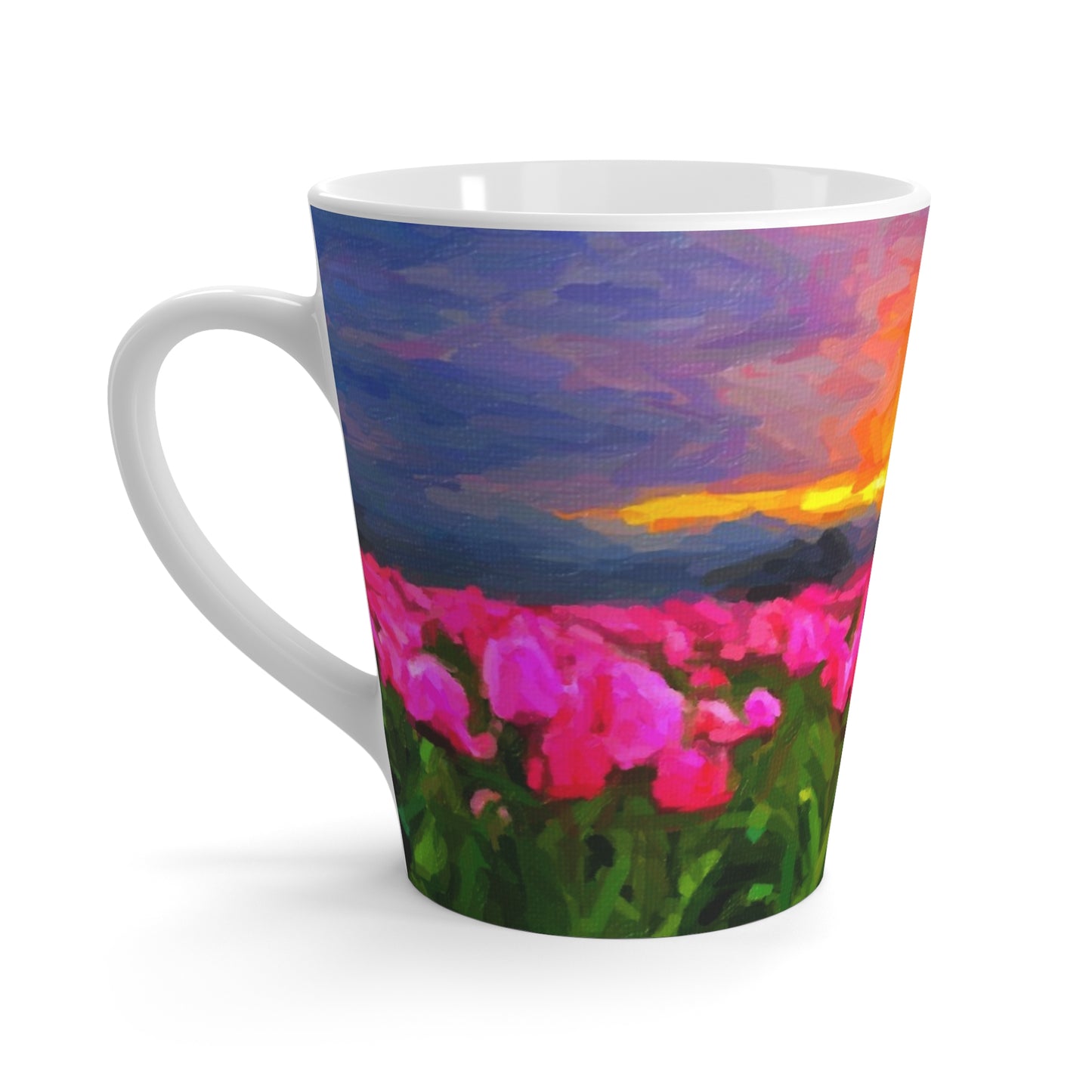 Latte Mug ... Skagit Valley Tulips ... Skagit Valley, Washington ... Family Archives ... Original Works ... Circa 1980's ...