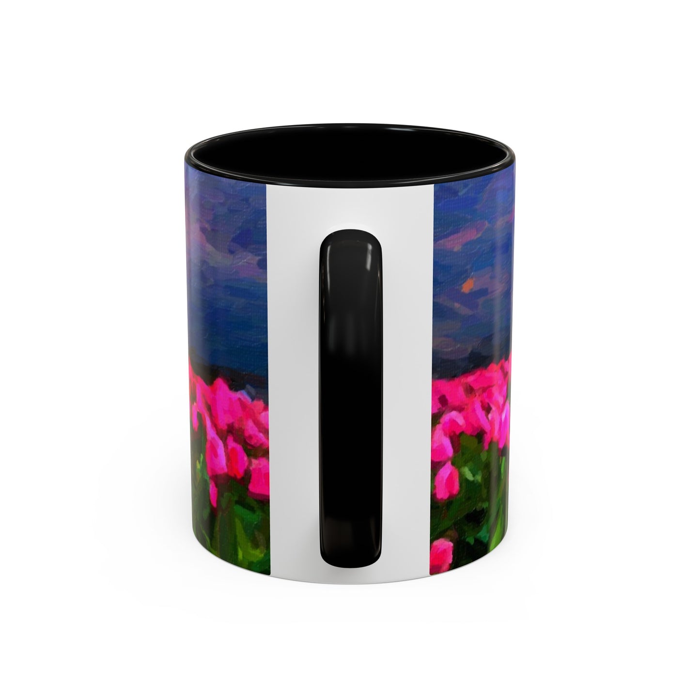 Accent Coffee Mug (11, 15oz) ... Skagit Valley Tulips ... Skagit Valley, Washington ... Family Archives ... Original Works ... Circa 1980's ...