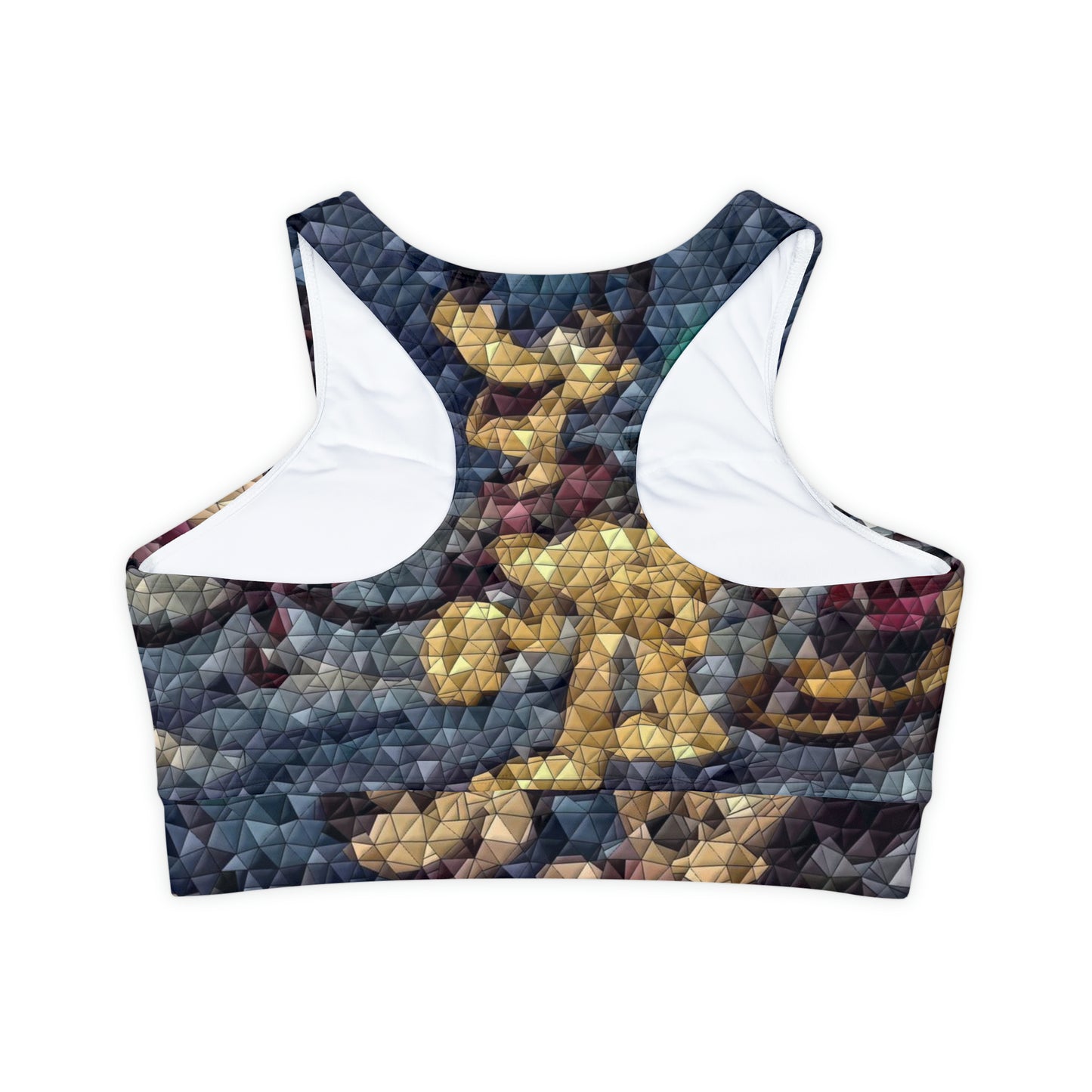 Fully Lined, Padded Sports Bra (AOP) ... Mickey_N_Minnie Mouse & Pluto ... "A Winter Sleigh Ride" ... Original Works. Winter 2023 ...